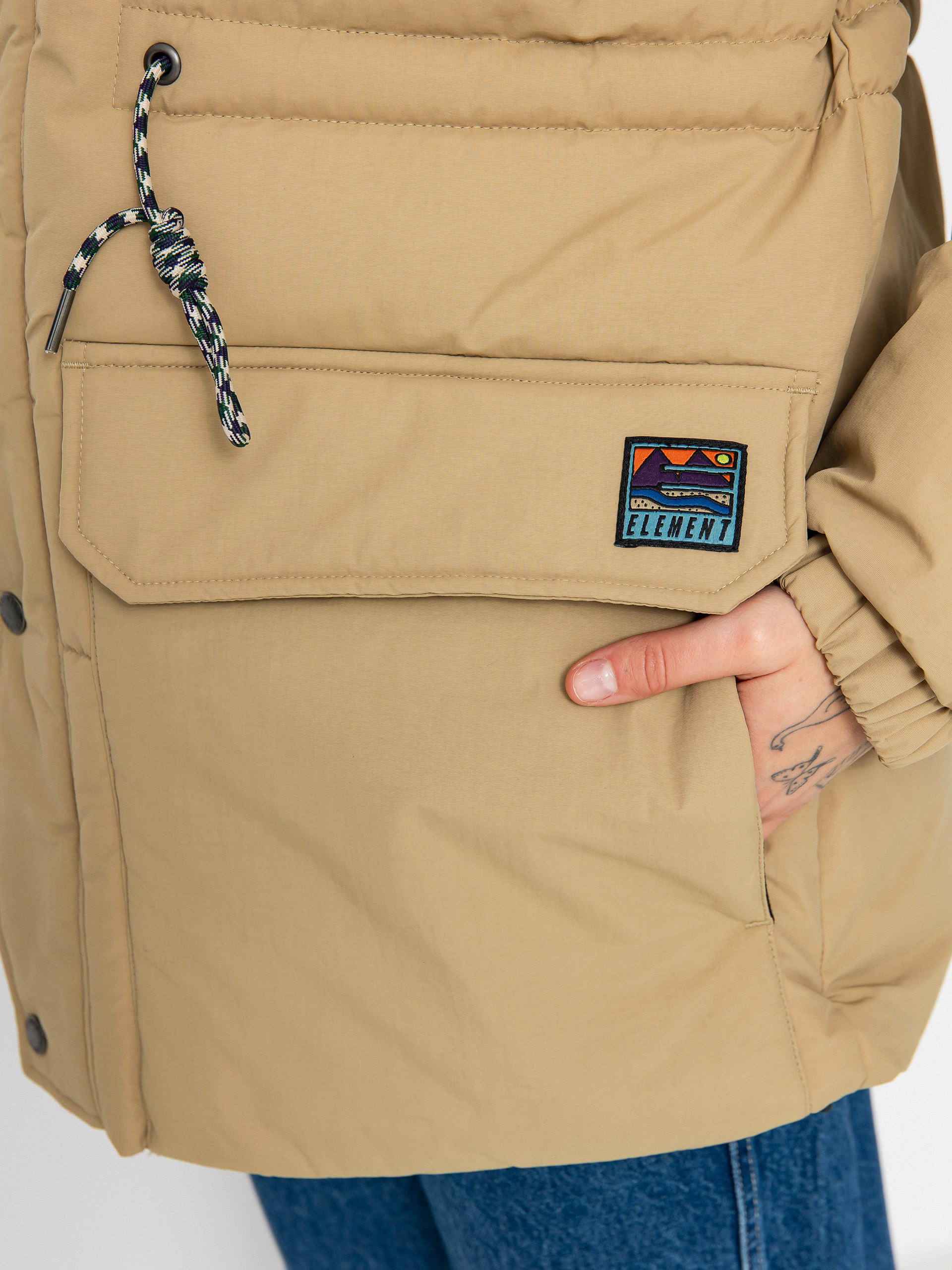 Kurtka Element Big Trekka Wmn (khaki)