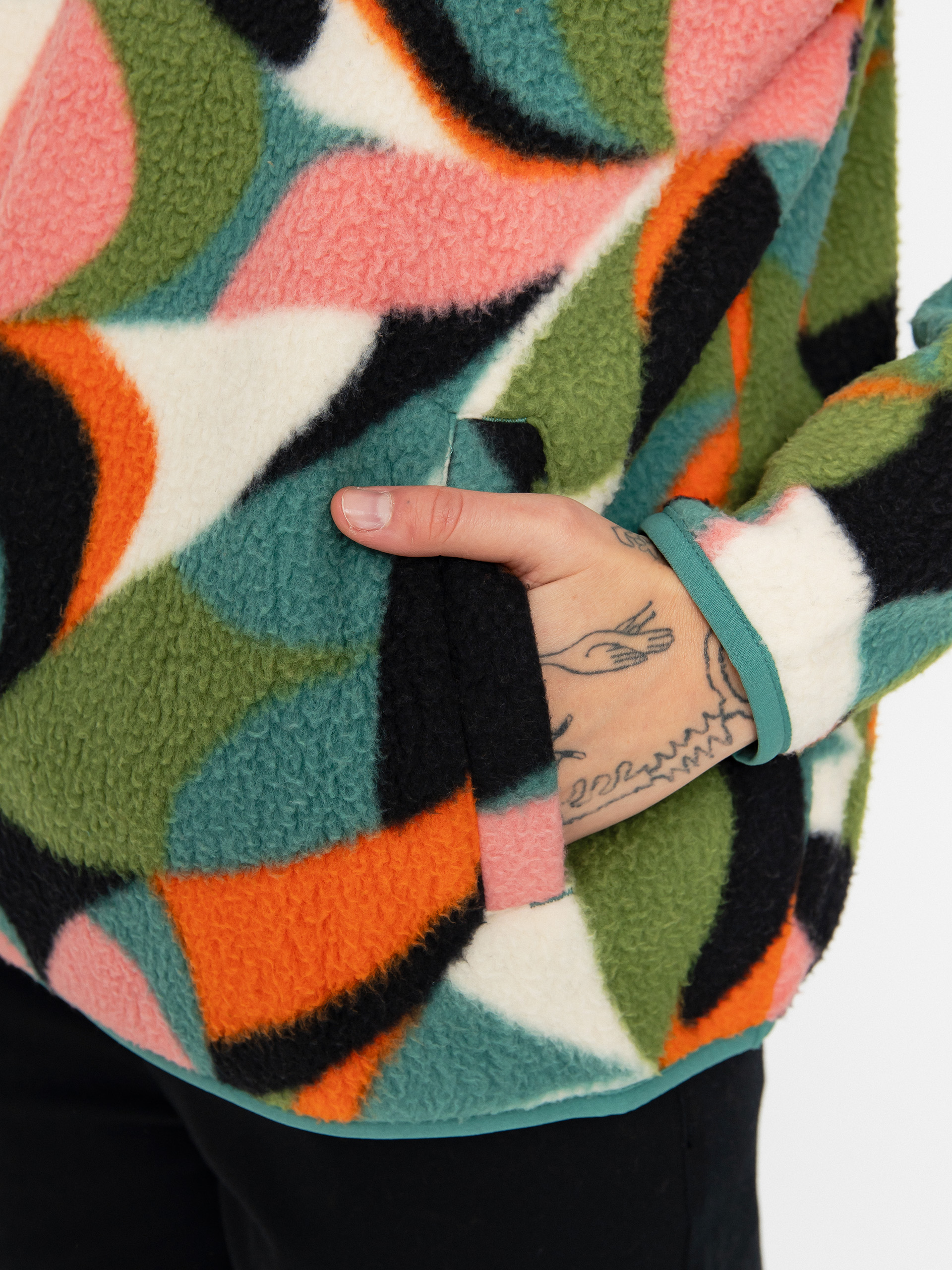 Damski Polar Billabong Boundary Mock 3 (pink coral)