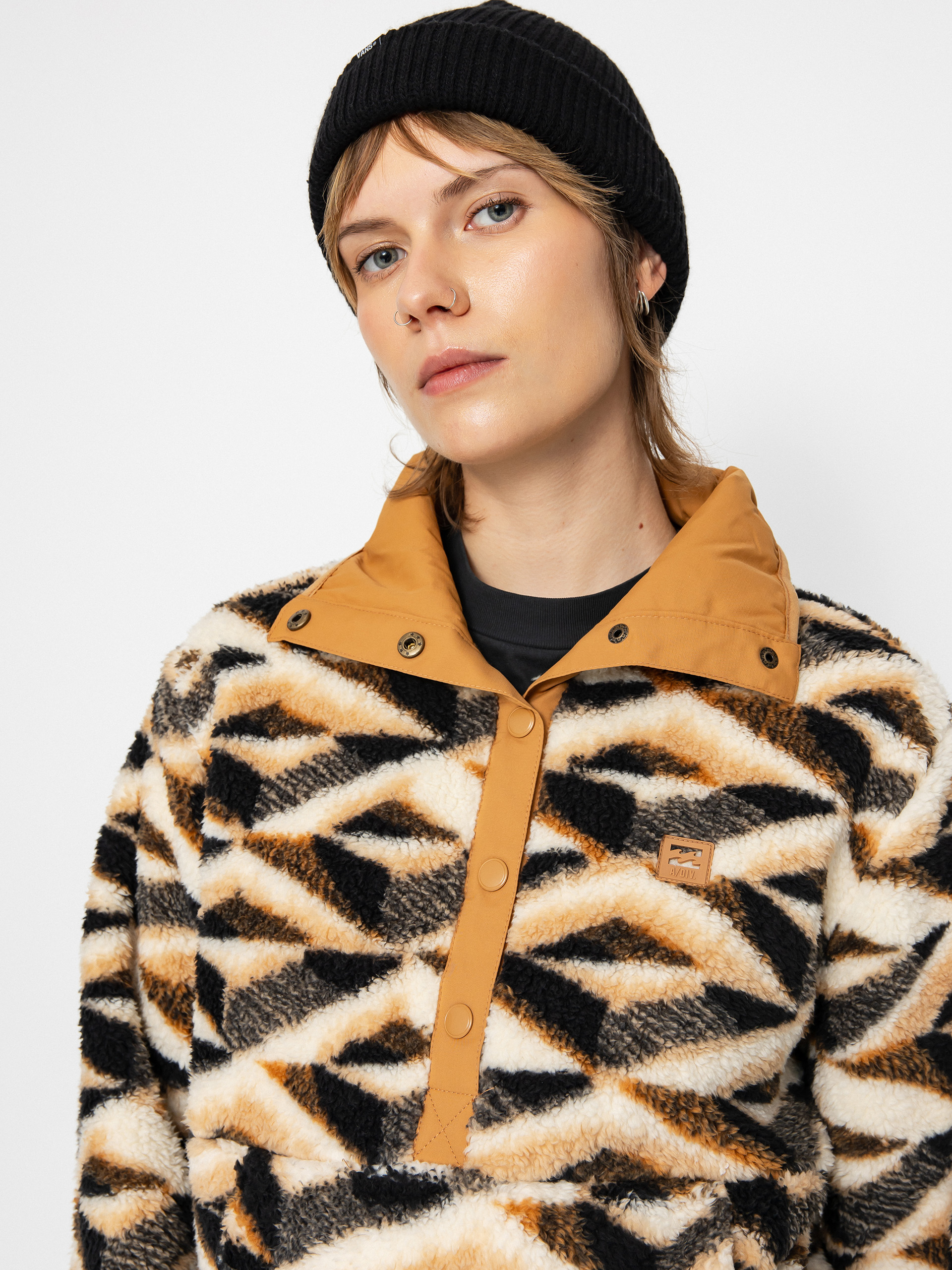 Damski Polar Billabong Switchback Pullover (caramel)