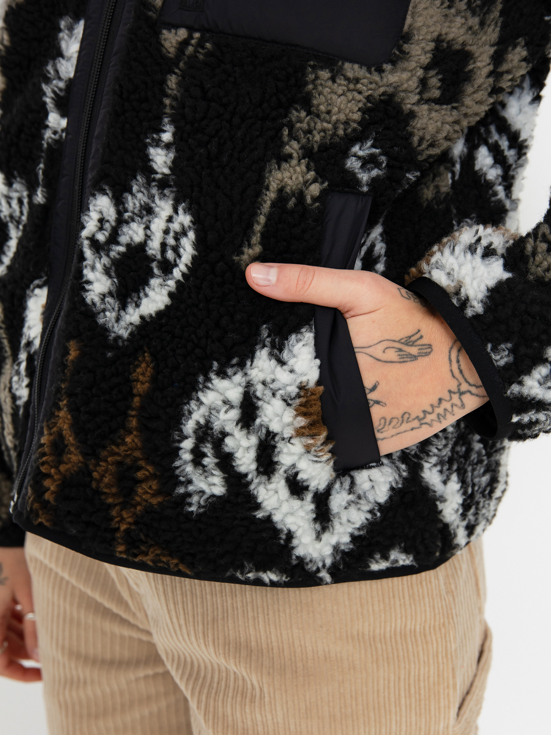 Kurtka Carhartt WIP Janet Liner Wmn (baru jacquard black/black)