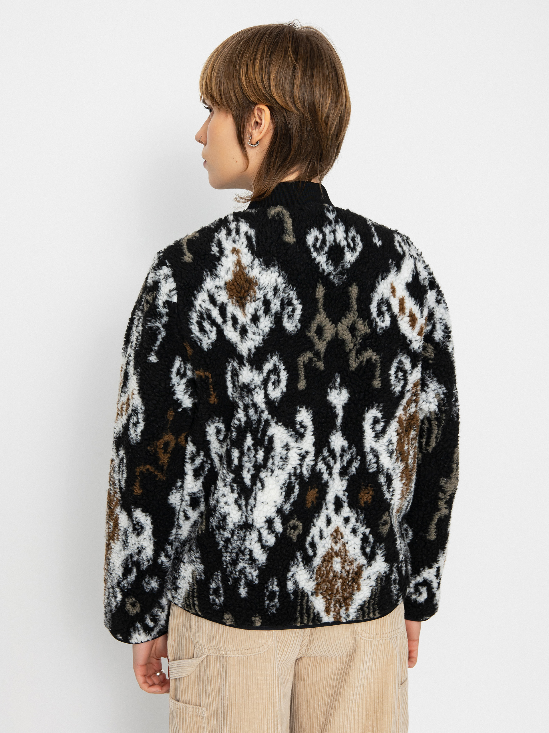 Kurtka Carhartt WIP Janet Liner Wmn (baru jacquard black/black)