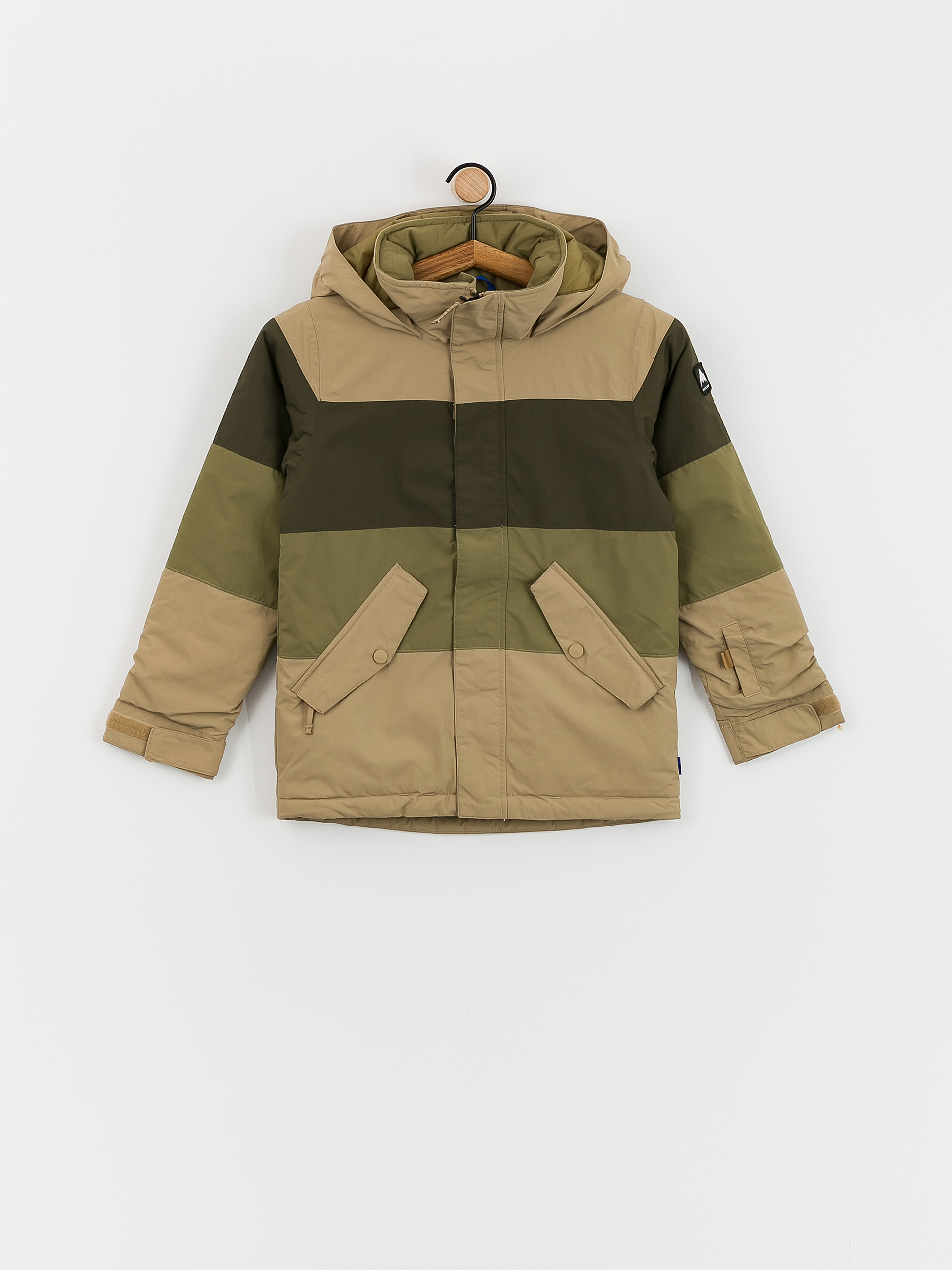 Kurtka snowboardowa Burton Symbol JR (kelp/forest night/martini olive)
