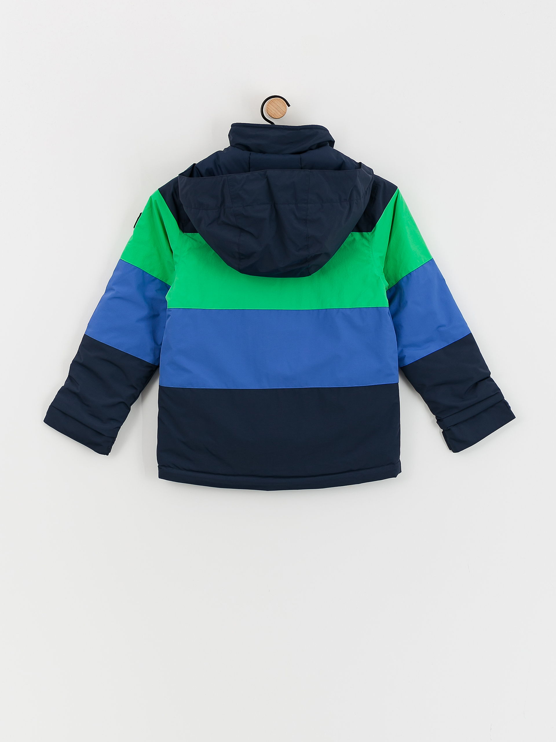 Kurtka snowboardowa Burton Symbol JR (dress blue/galaxy green/amparo blue)