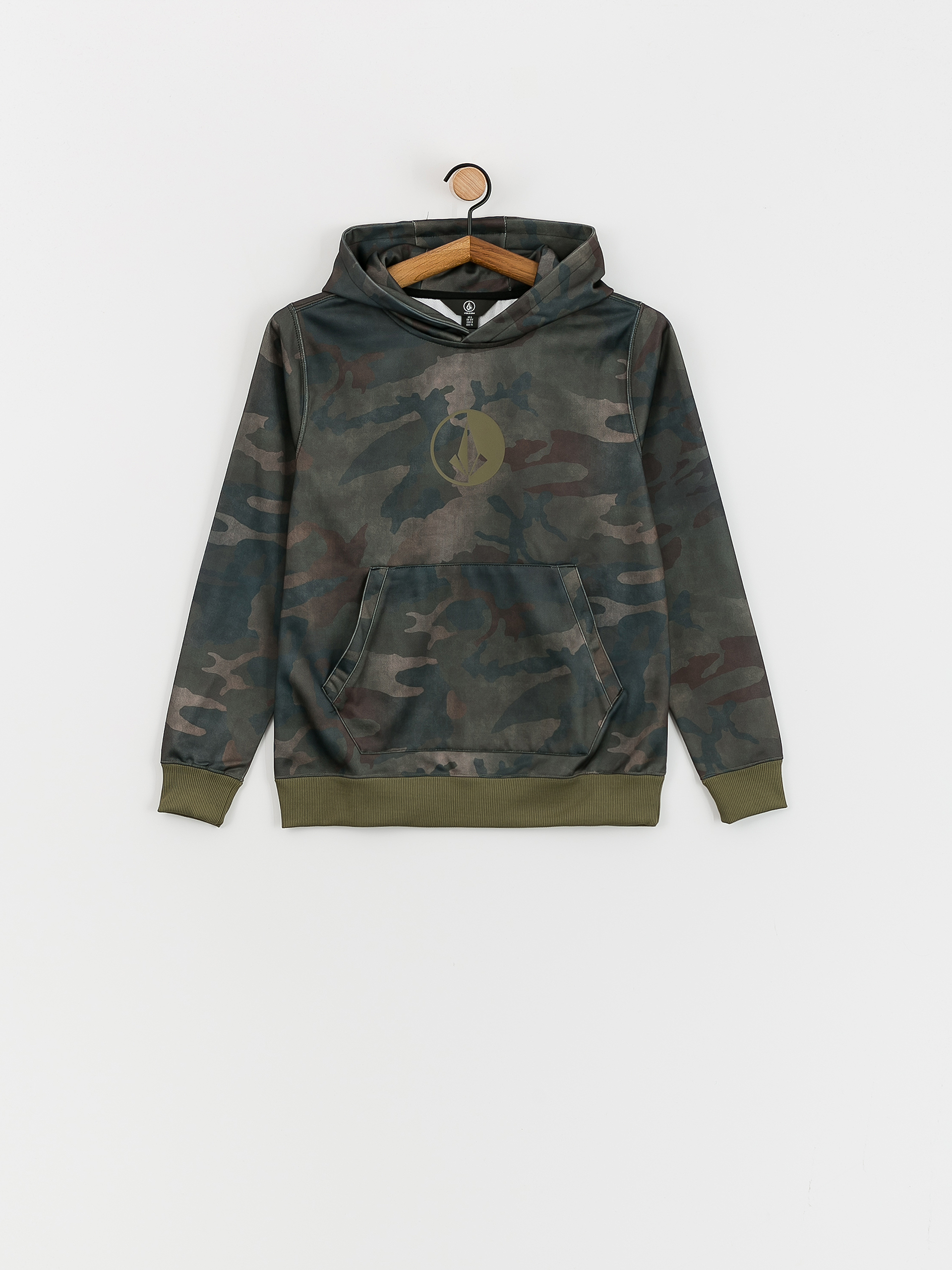 Bluza aktywna Volcom Youth Riding JR (cloudwash camo)