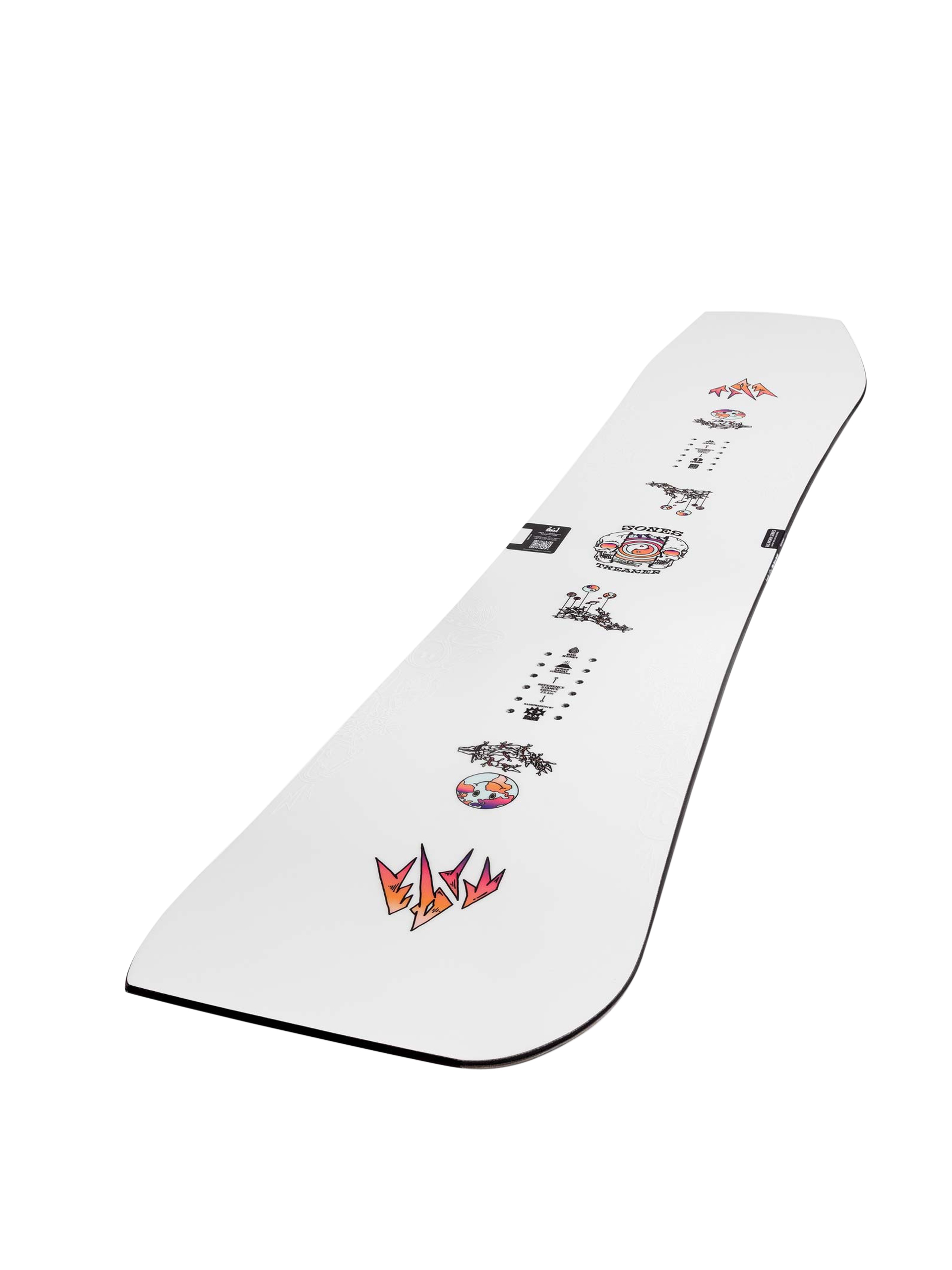 Męska Deska snowboardowa Jones Snowboards Tweaker (white/black)