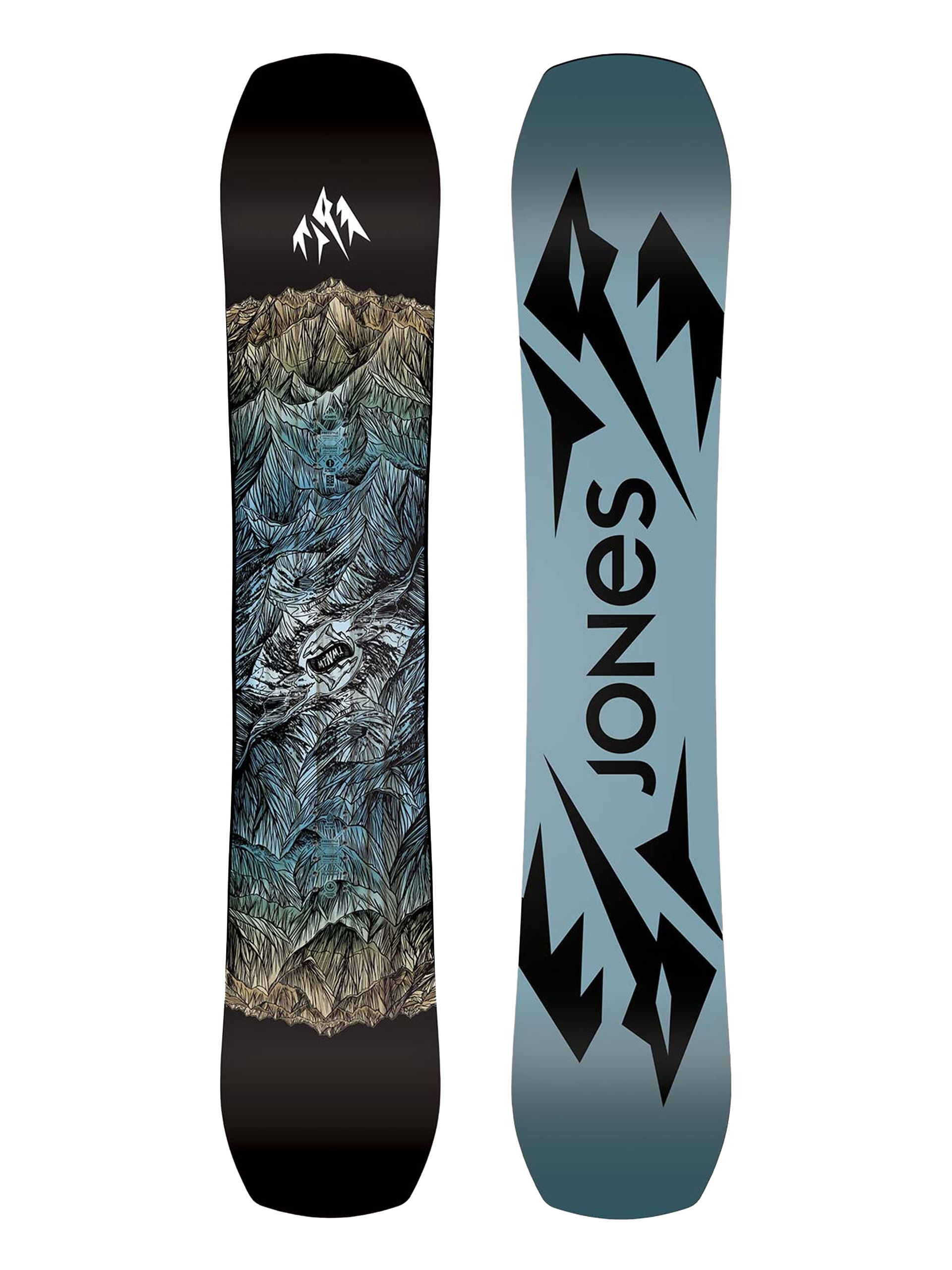 Męska Deska snowboardowa Jones Snowboards Mountain Twin (blue/black)