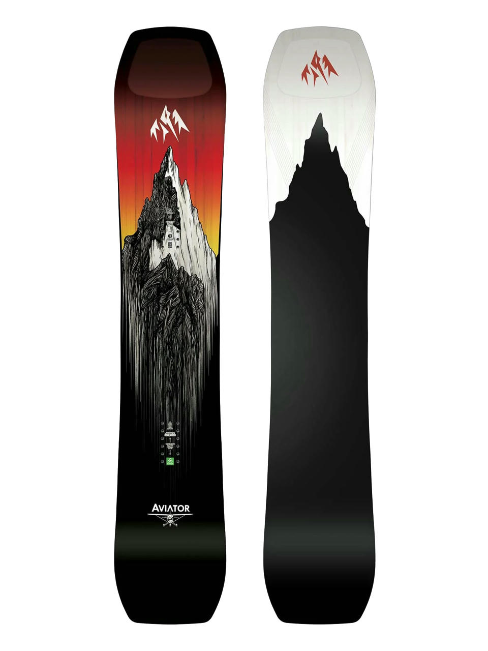 Męska [deska do sprawdzenia] Deska snowboardowa Jones Snowboards Aviator 2.0 (black/white/red)