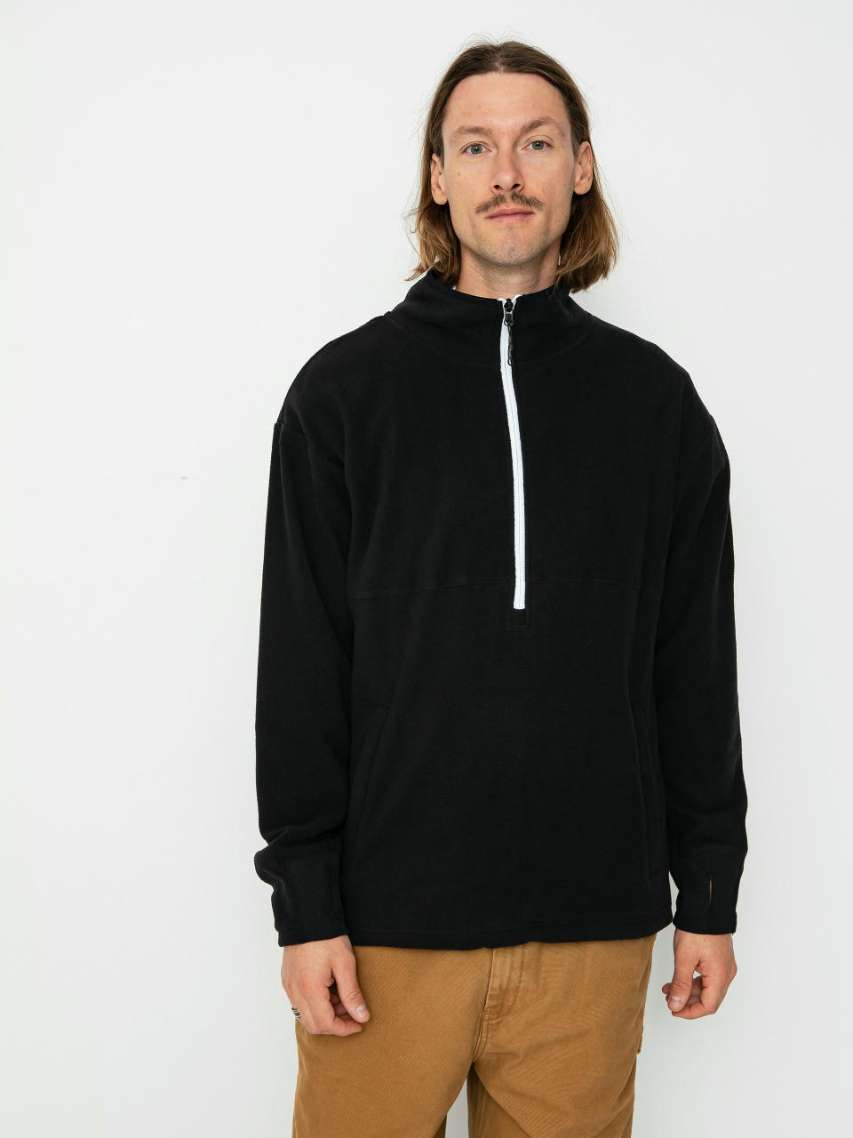 Męska Bluza aktywna Volcom Polar Mock 1/2 Zip (black)