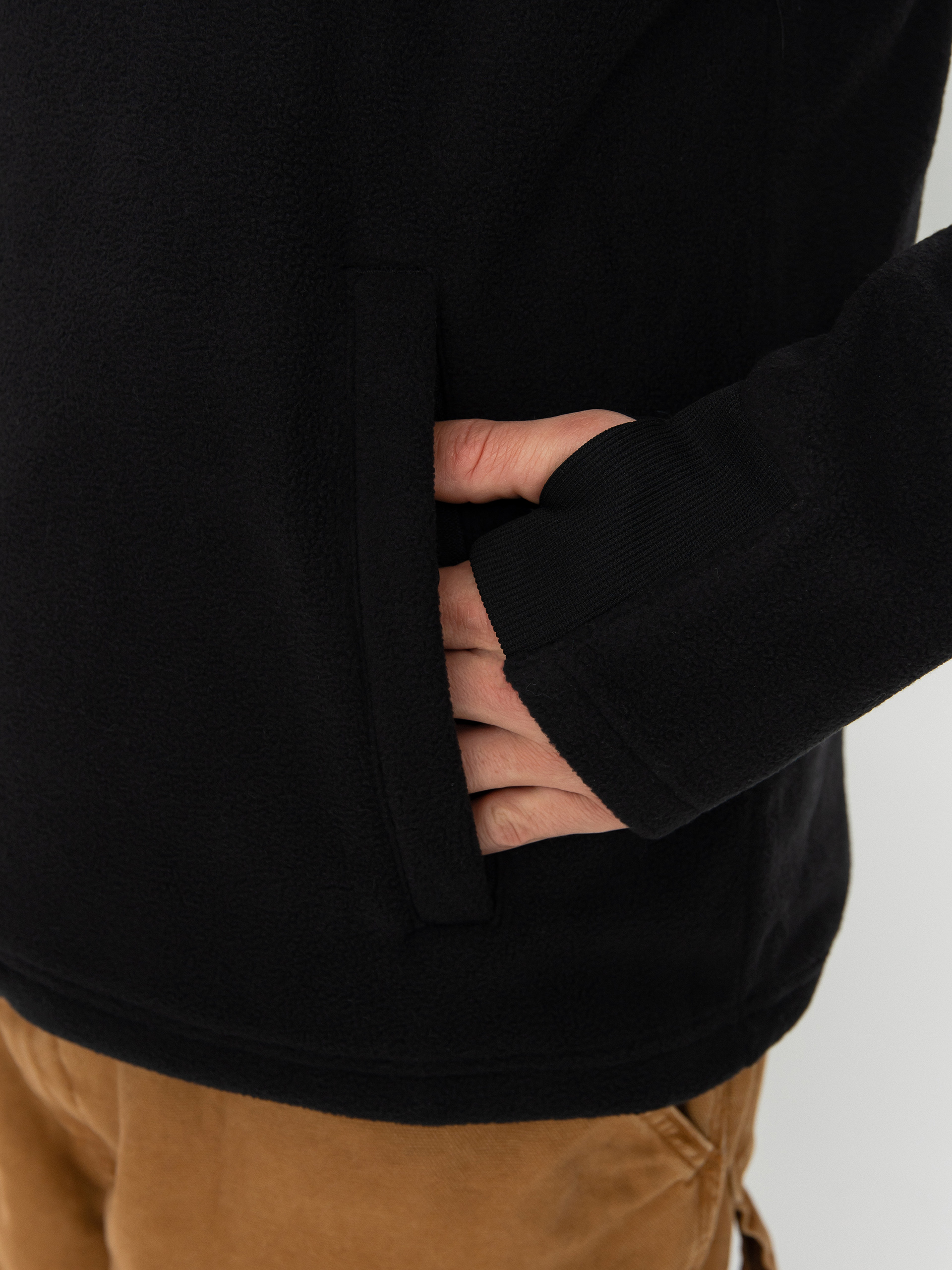 Męska Bluza aktywna Volcom Polar Mock 1/2 Zip (black)