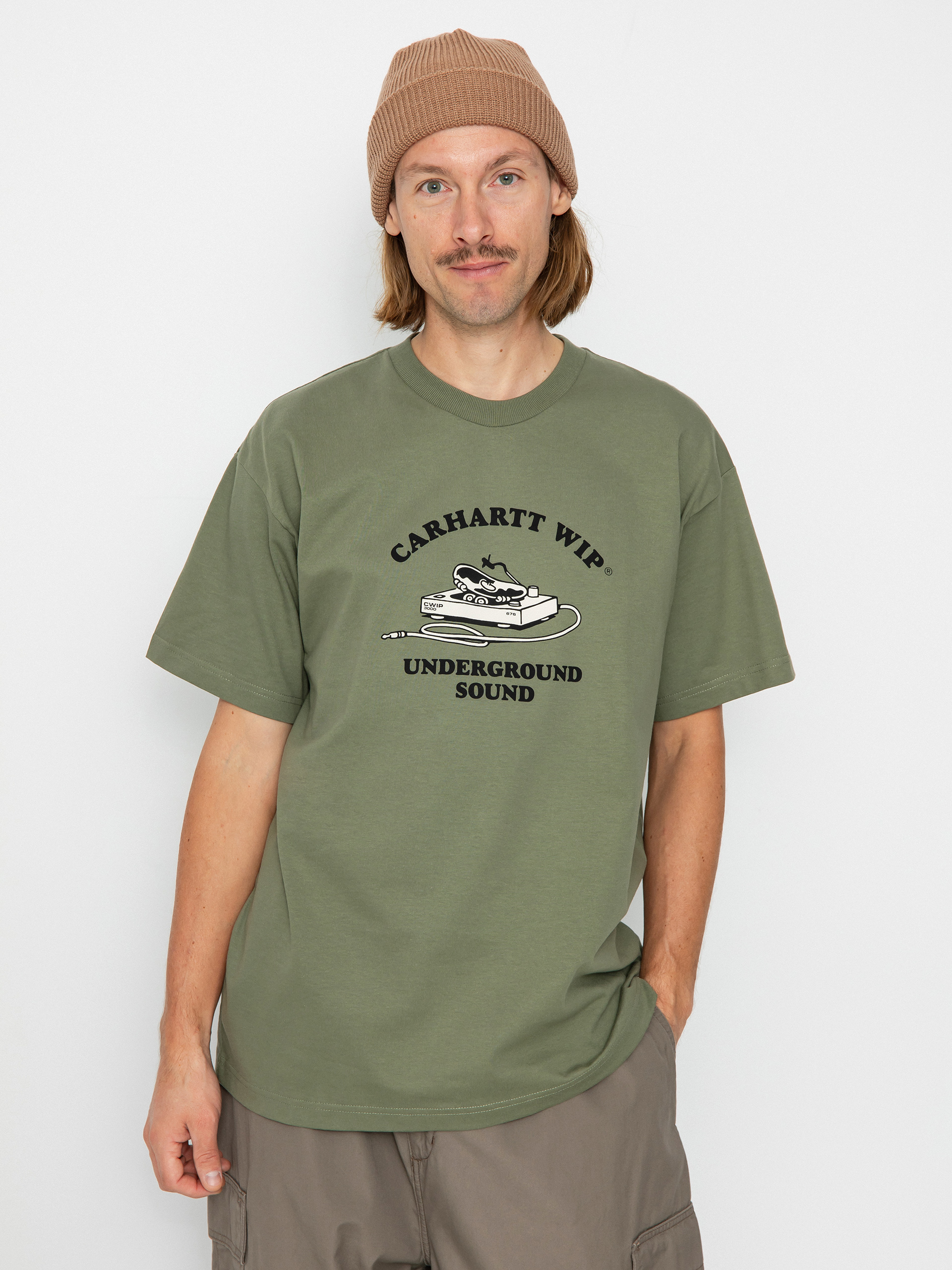 T-shirt Carhartt WIP Underground Sound (dollar green)