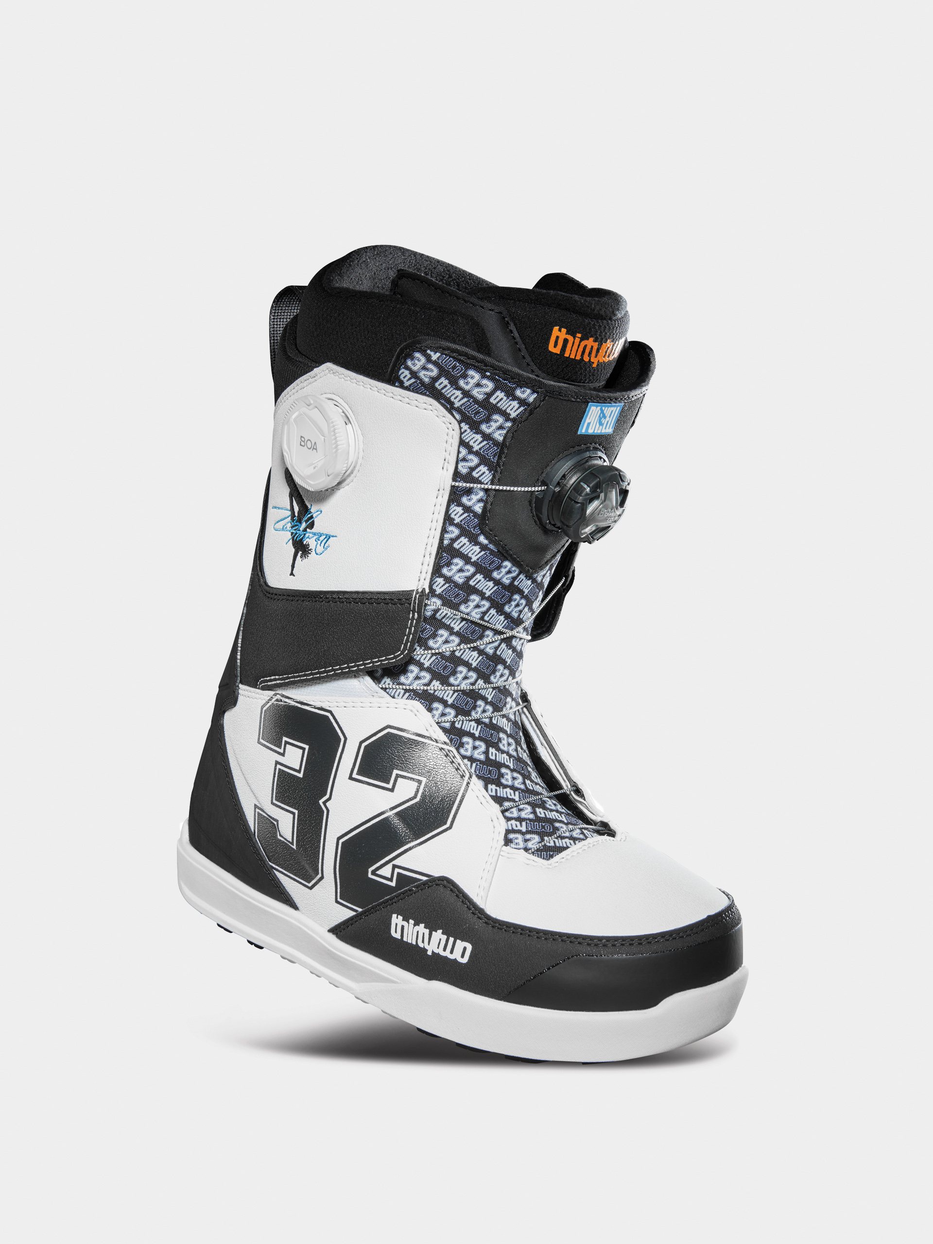 Męskie Buty snowboardowe ThirtyTwo Lashed Double Boa Powell (white/black)