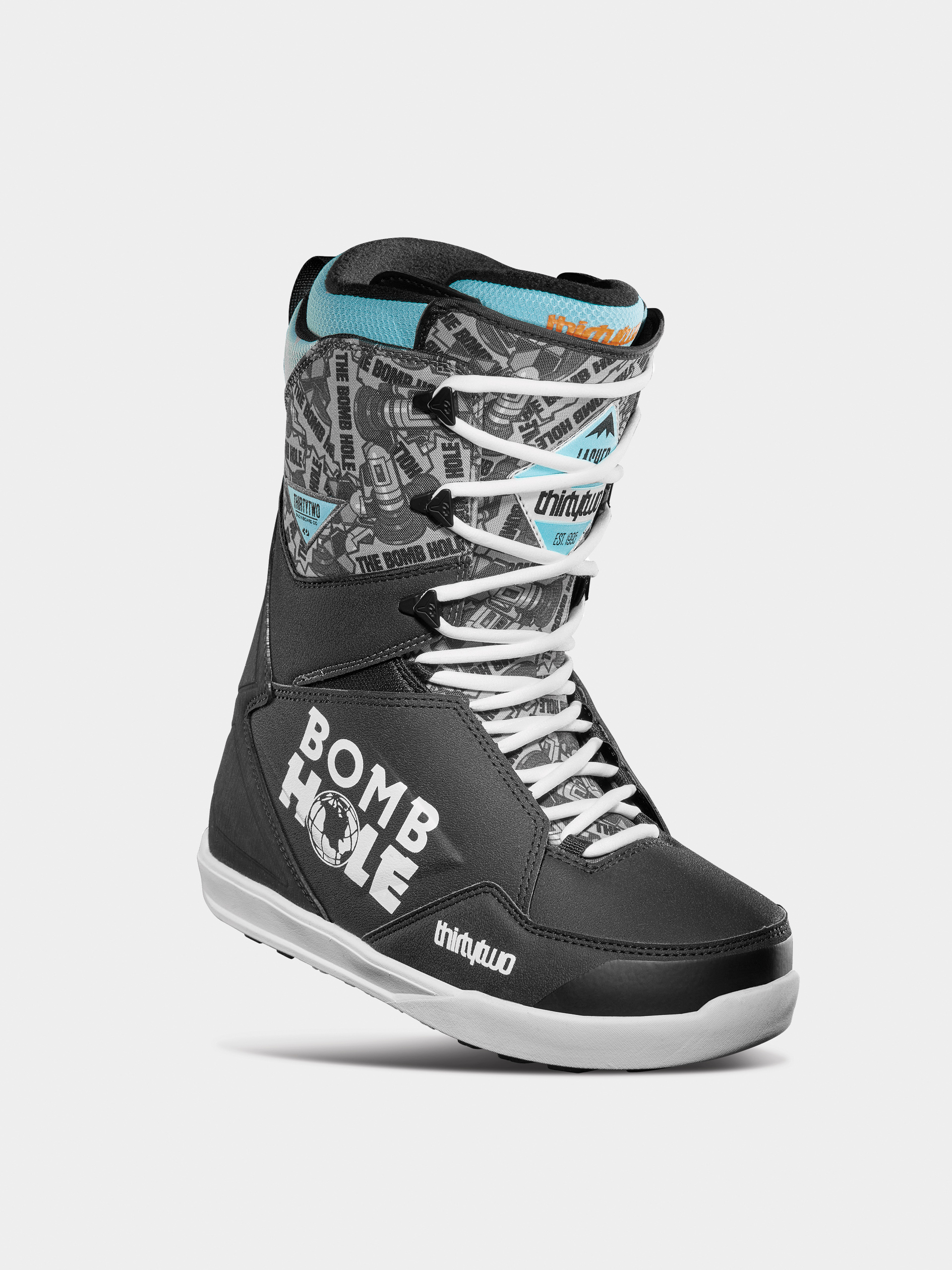 Męskie Buty snowboardowe ThirtyTwo Lashed Bomb Hole (black/white)