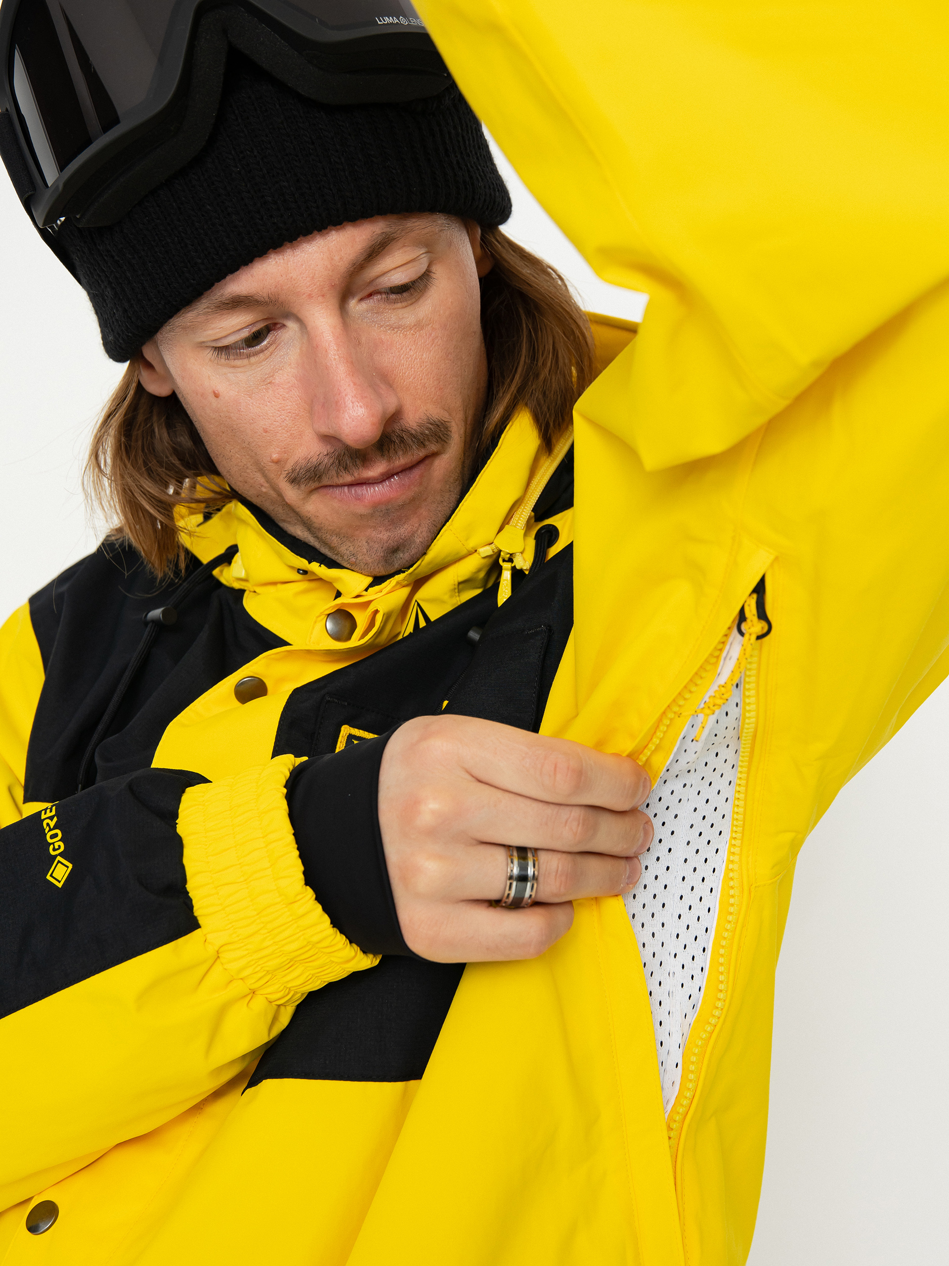 Męska Kurtka snowboardowa Volcom Longo Gore Tex (bright yellow)