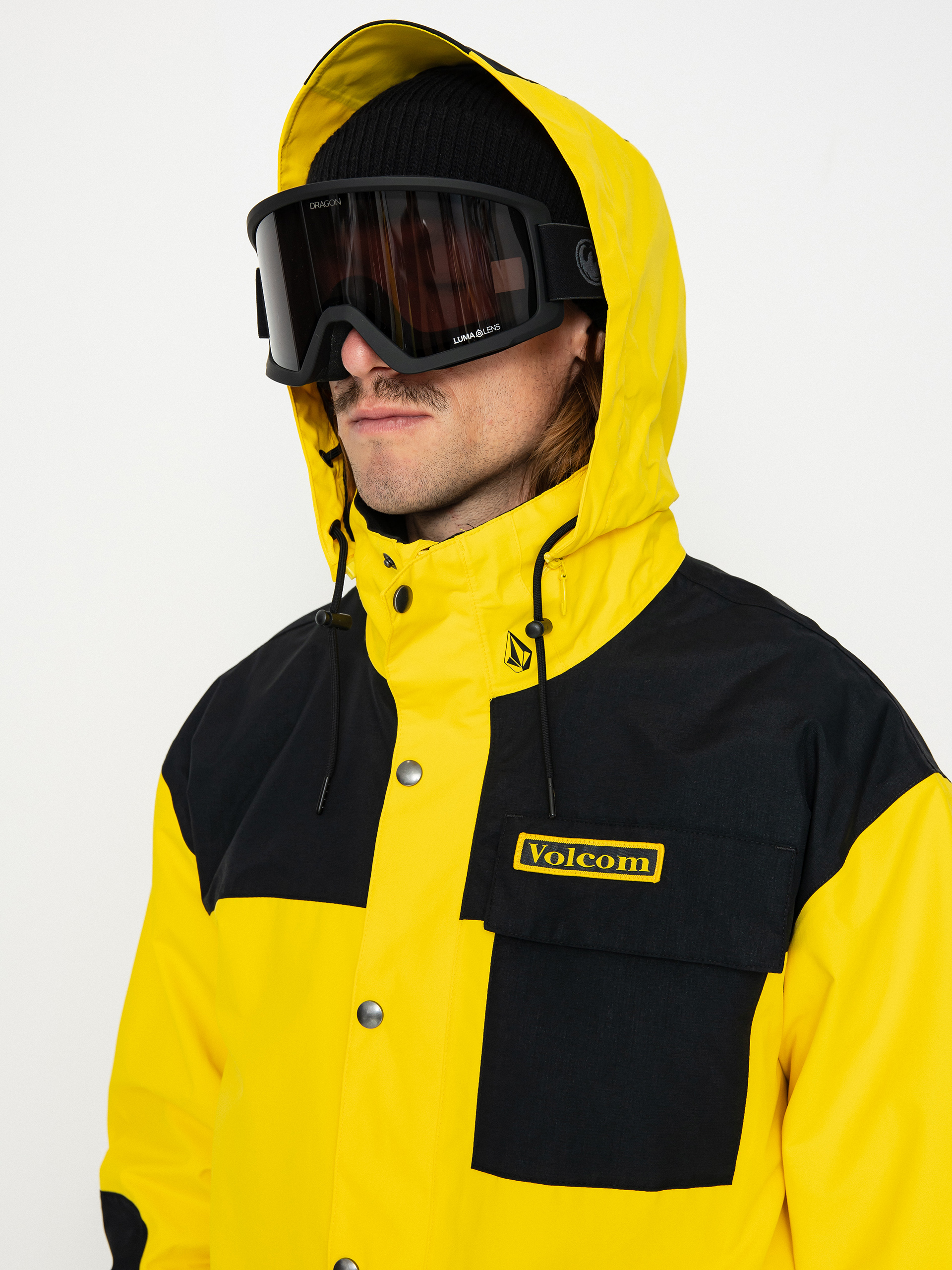 Męska Kurtka snowboardowa Volcom Longo Gore Tex (bright yellow)