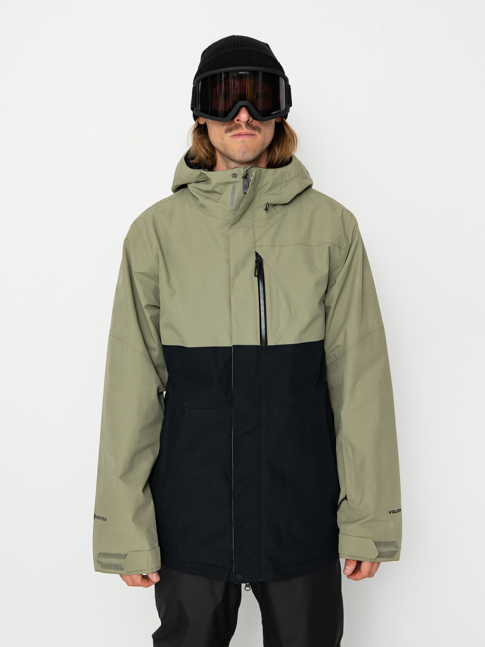 Męska Kurtka snowboardowa Volcom L Gore Tex (light military)