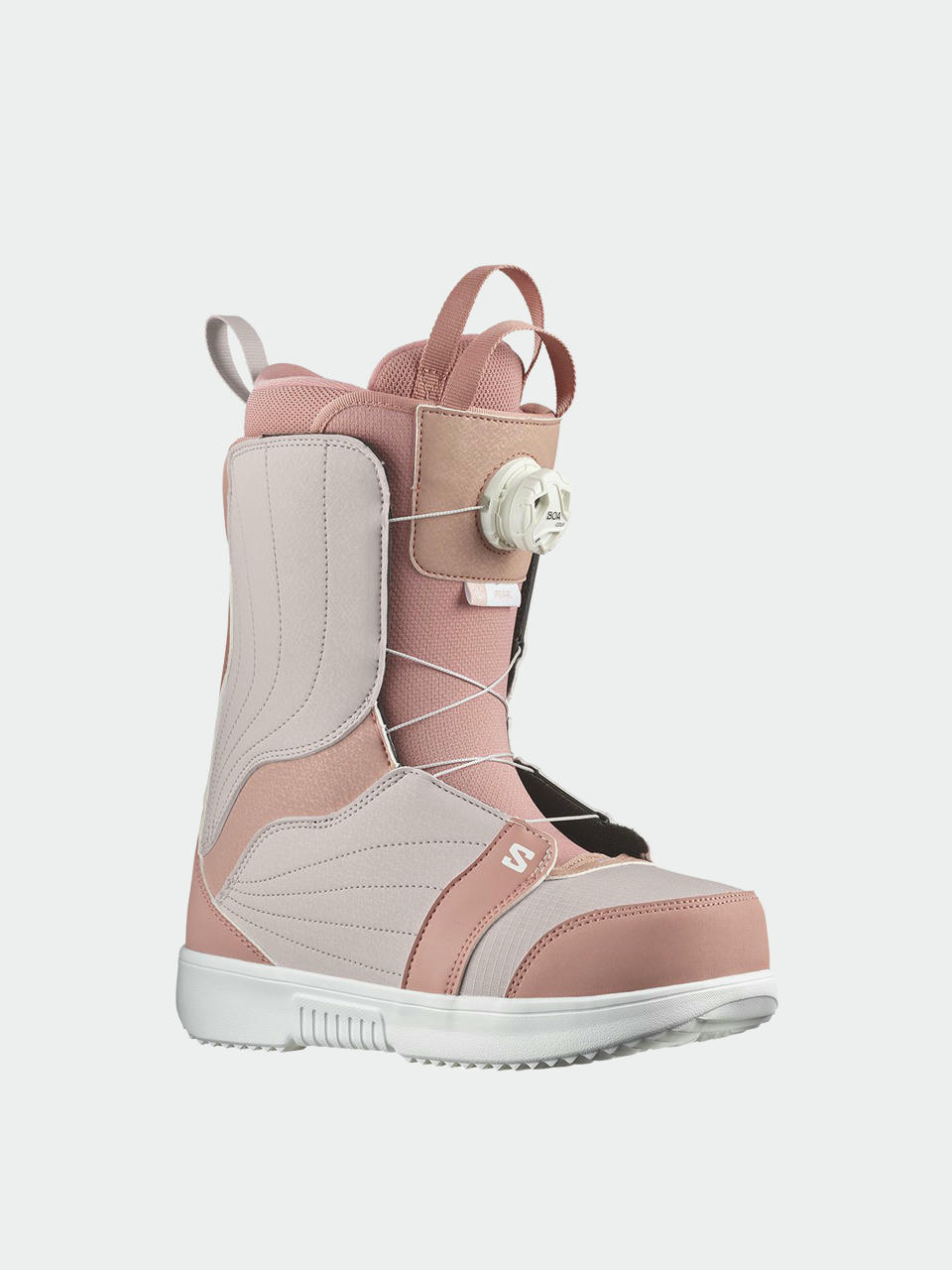 Damskie Buty snowboardowe Salomon Pearl Boa (ash rose/lilac ash/white)