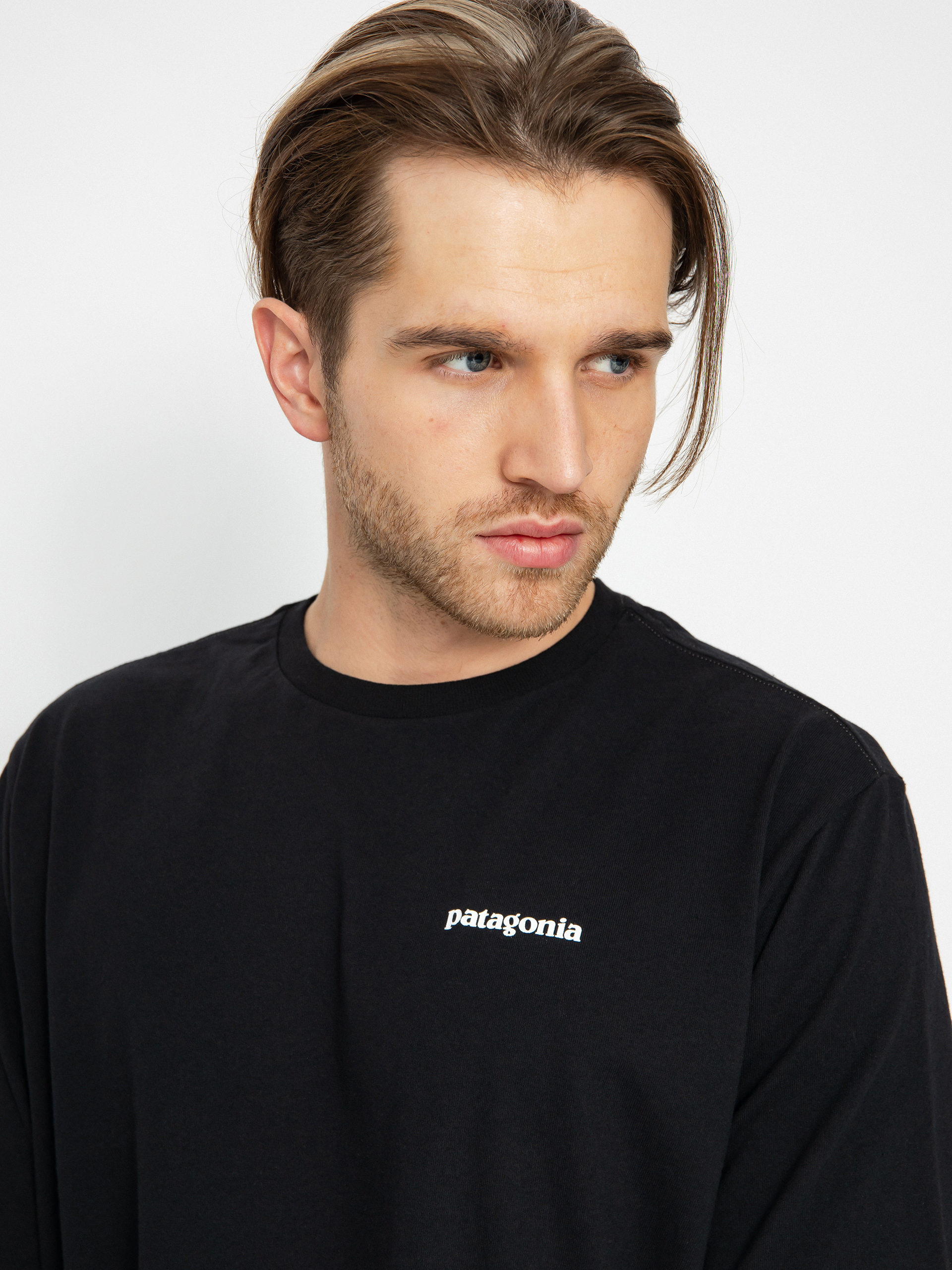T-shirt Patagonia P6 Logo Responsibili (black)