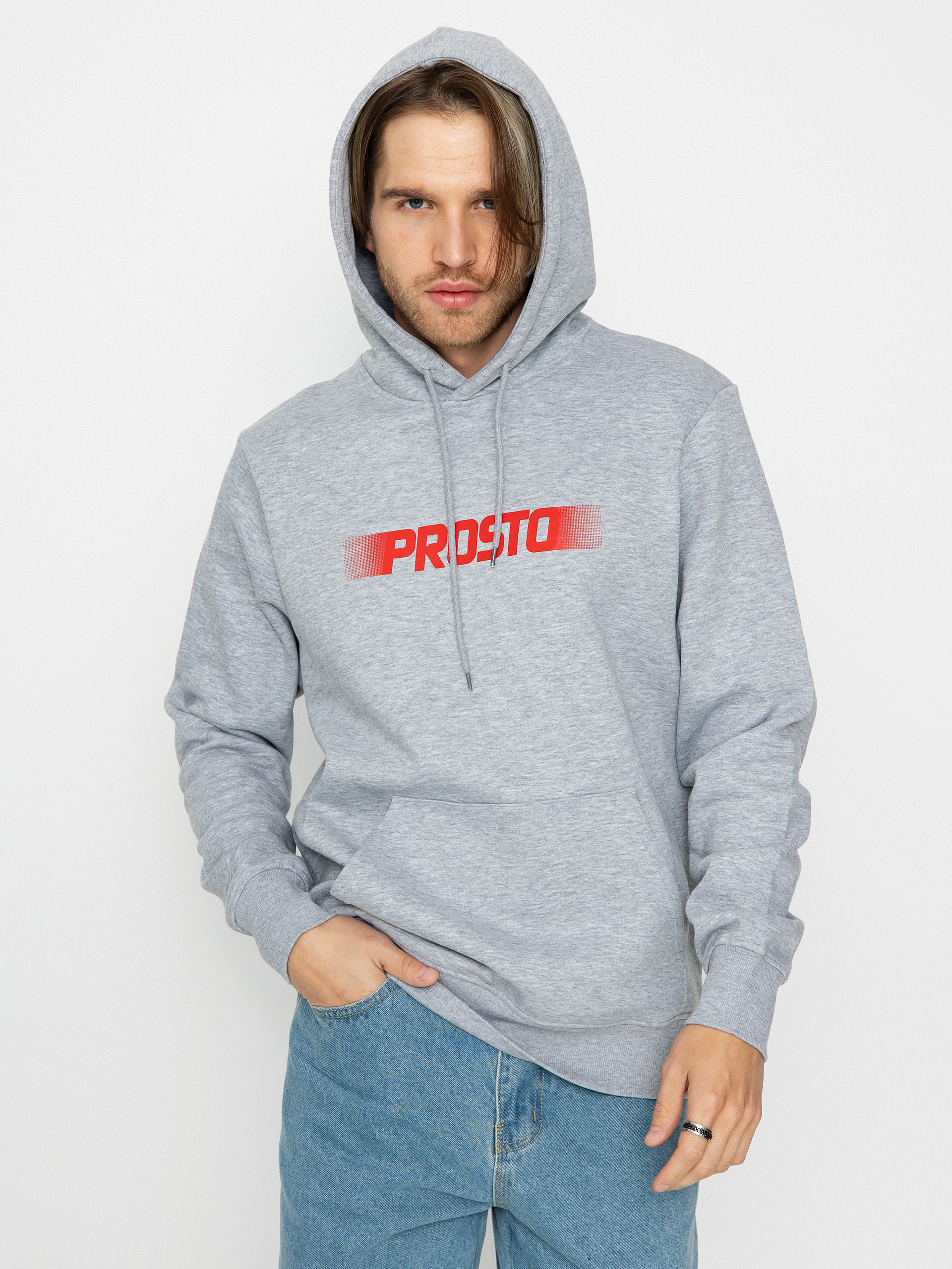 Bluza z kapturem Prosto Adloot HD (gray)