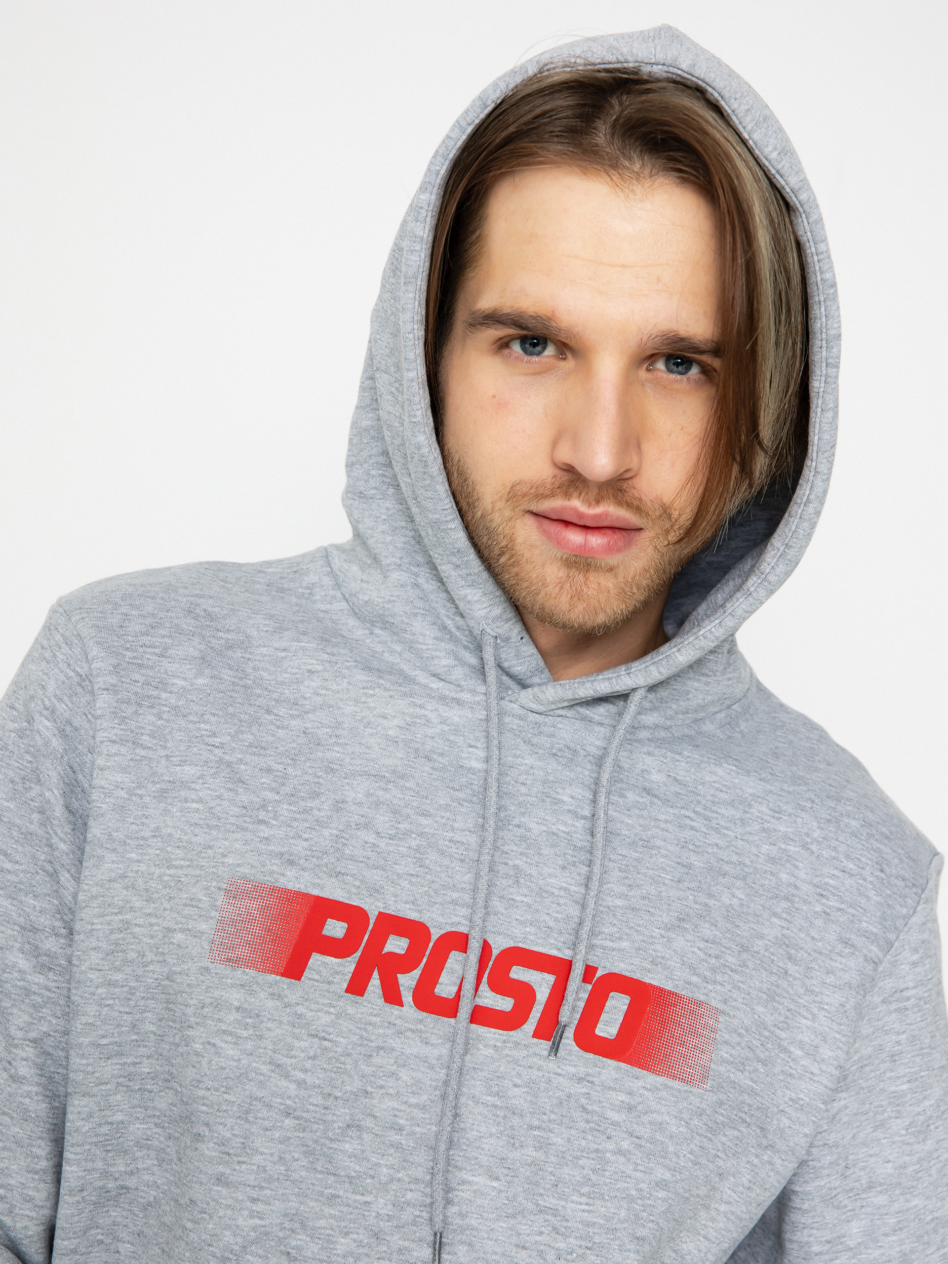 Bluza z kapturem Prosto Adloot HD (gray)