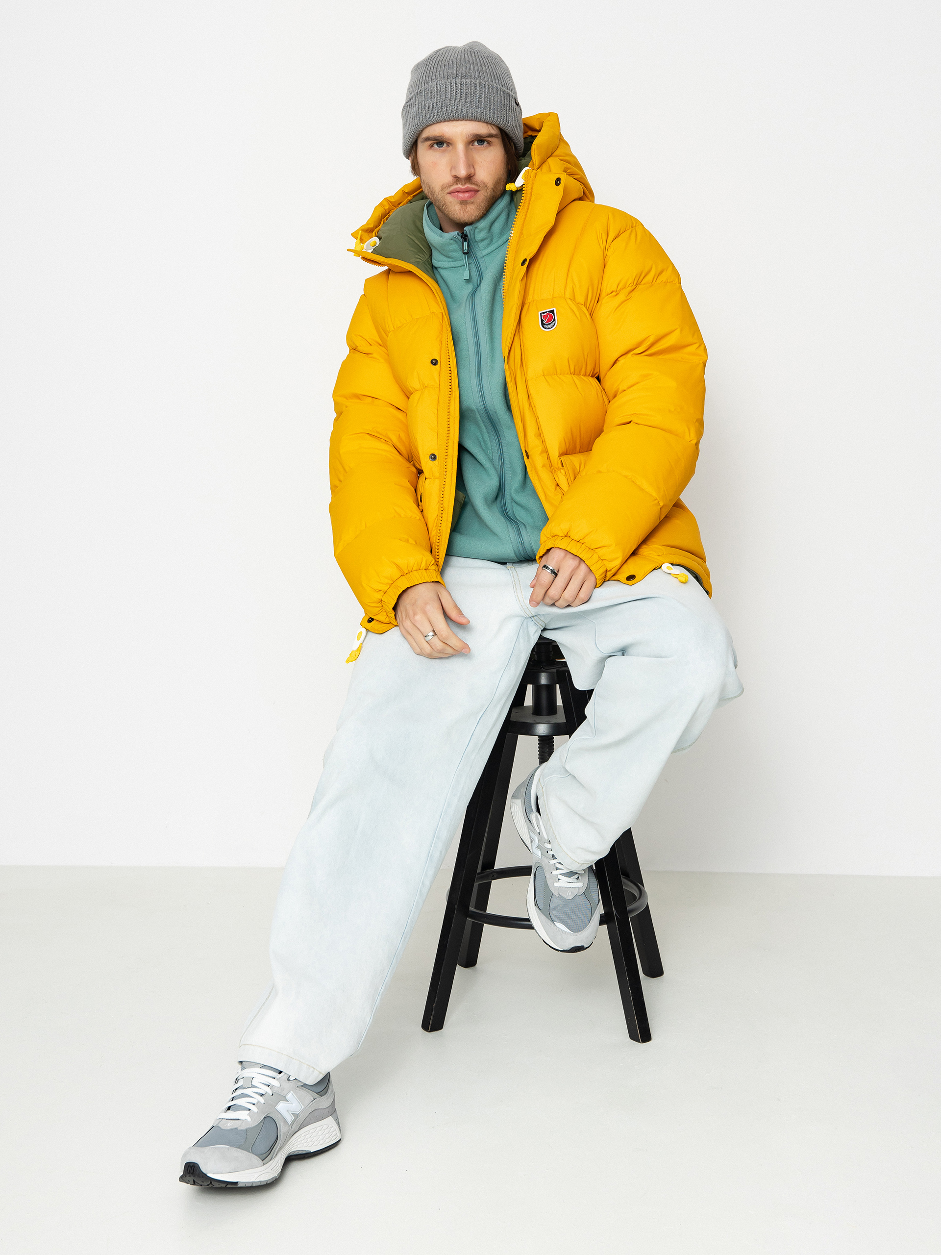 Kurtka Fjallraven Expedition Down Lite (mustard yellow/green)