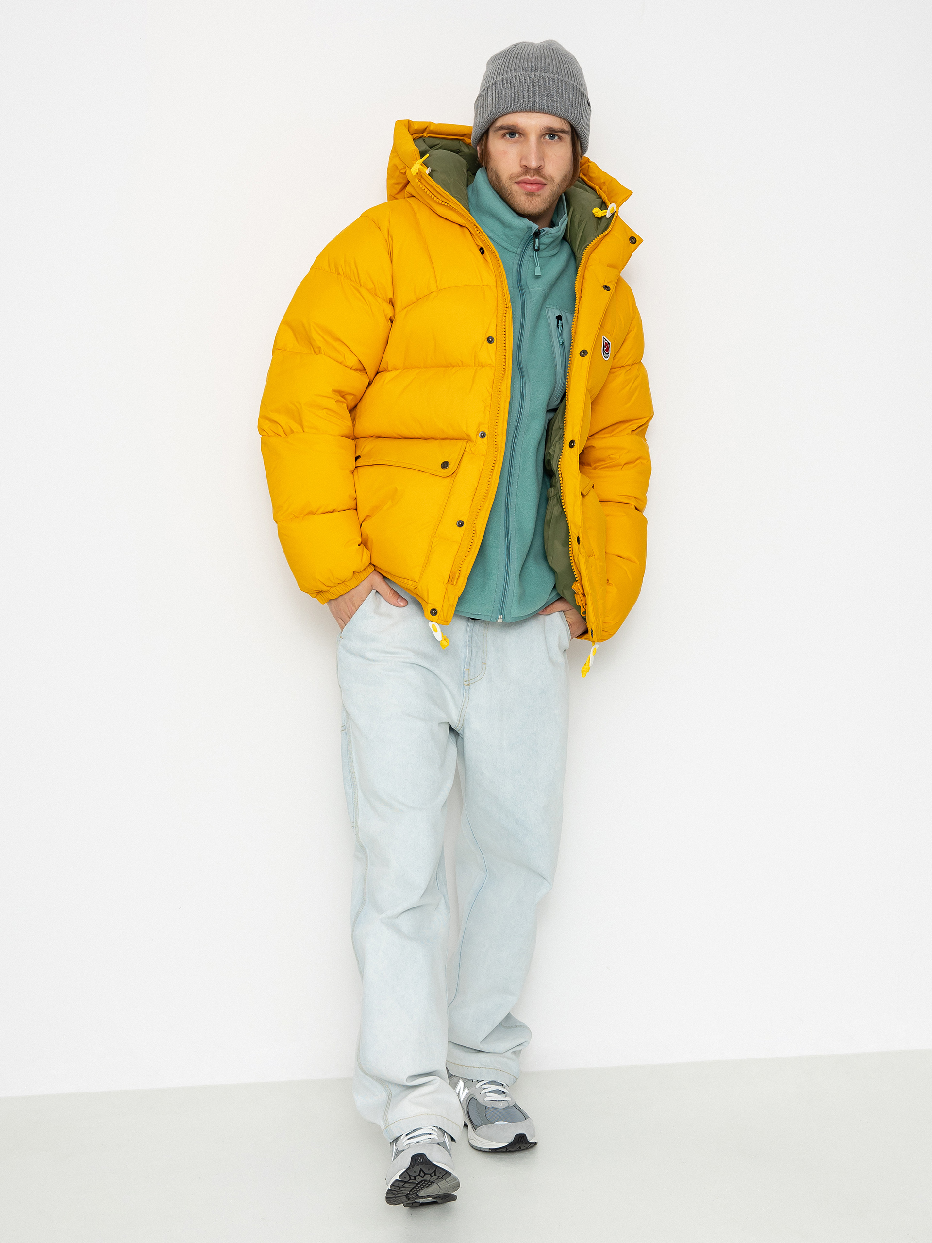 Kurtka Fjallraven Expedition Down Lite (mustard yellow/green)