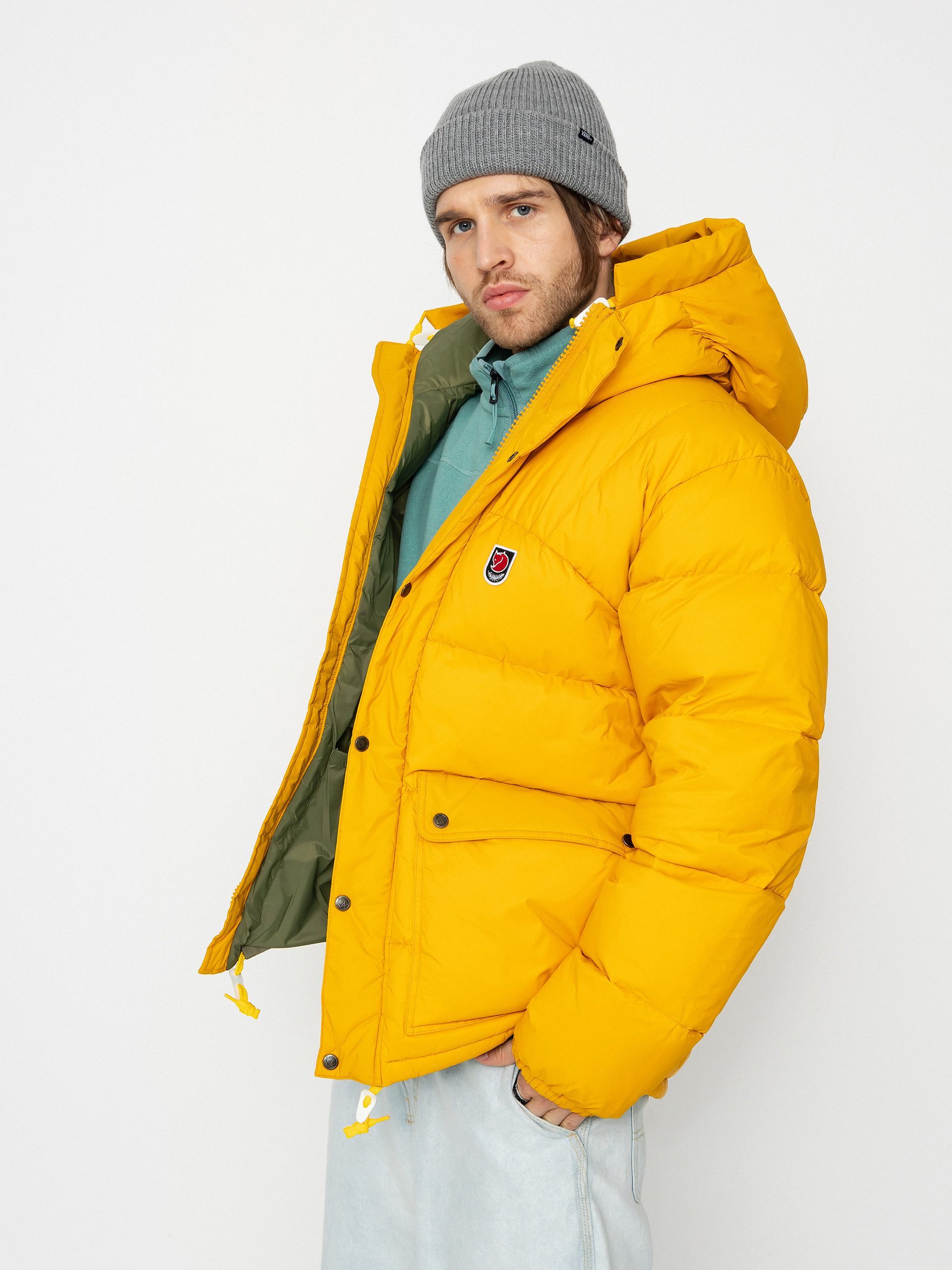 Kurtka Fjallraven Expedition Down Lite (mustard yellow/green)