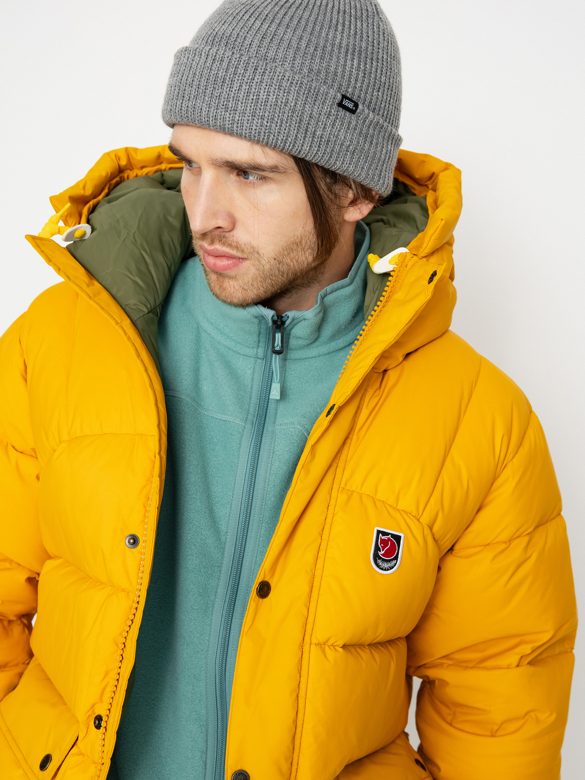 Kurtka Fjallraven Expedition Down Lite (mustard yellow/green)