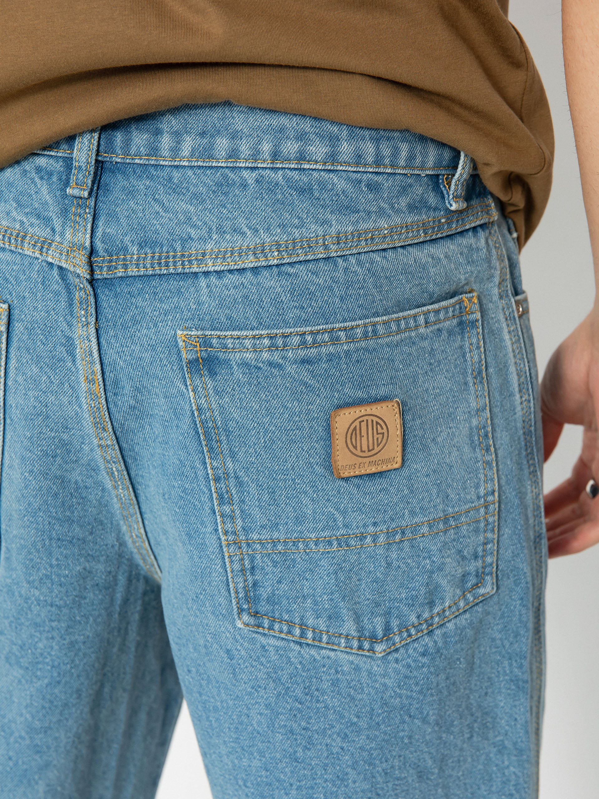 Spodnie Deus Ex Machina Omaha Relaxed Jean (light stone)