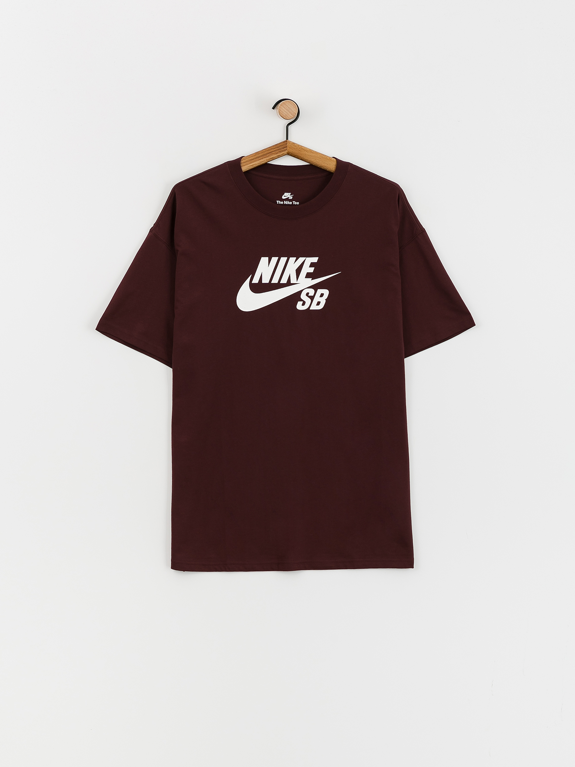 T-shirt Nike SB Logo HBR (burgundy crush/white)