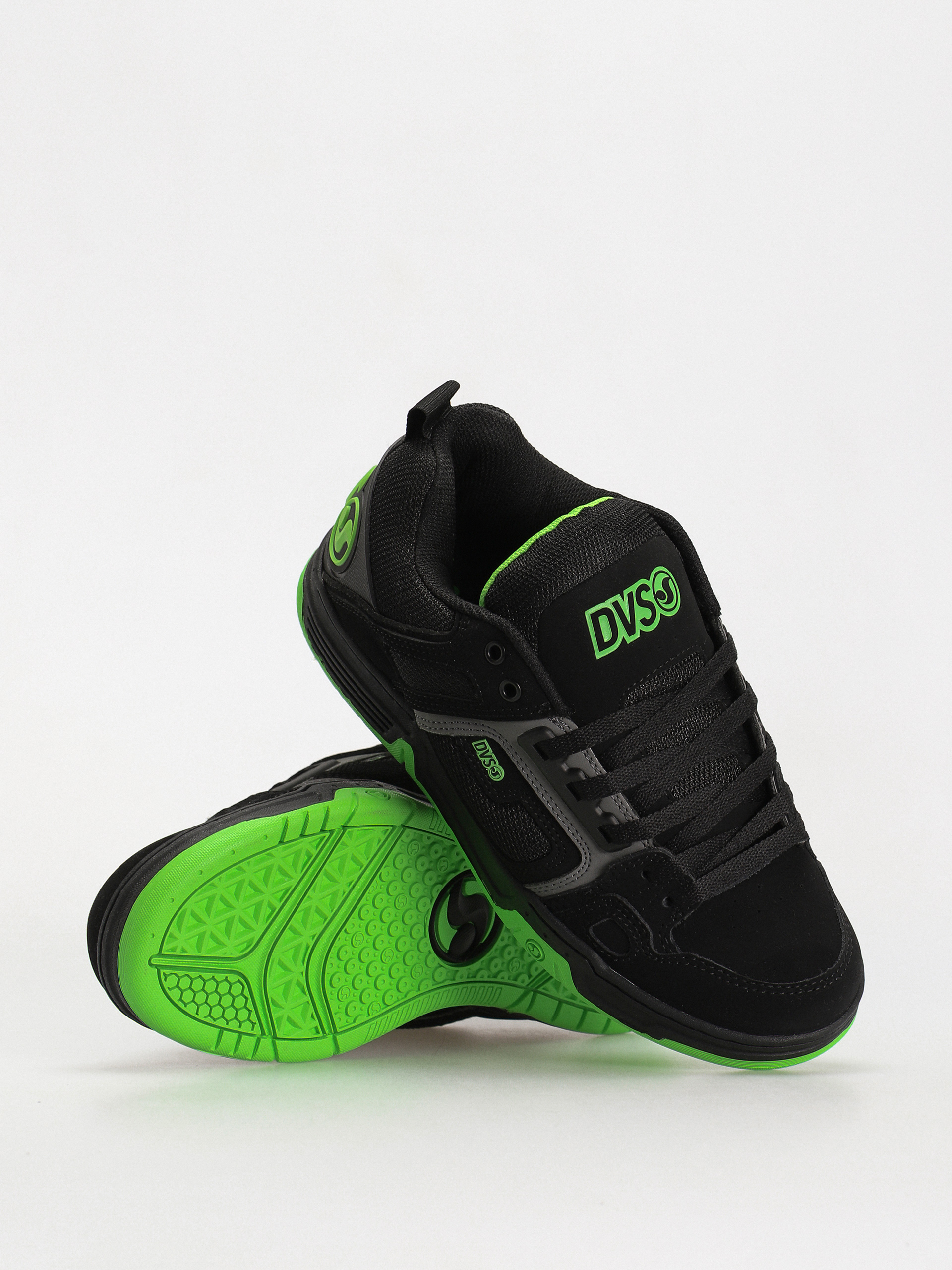 Buty DVS Comanche (black charcoal lime nubuck)