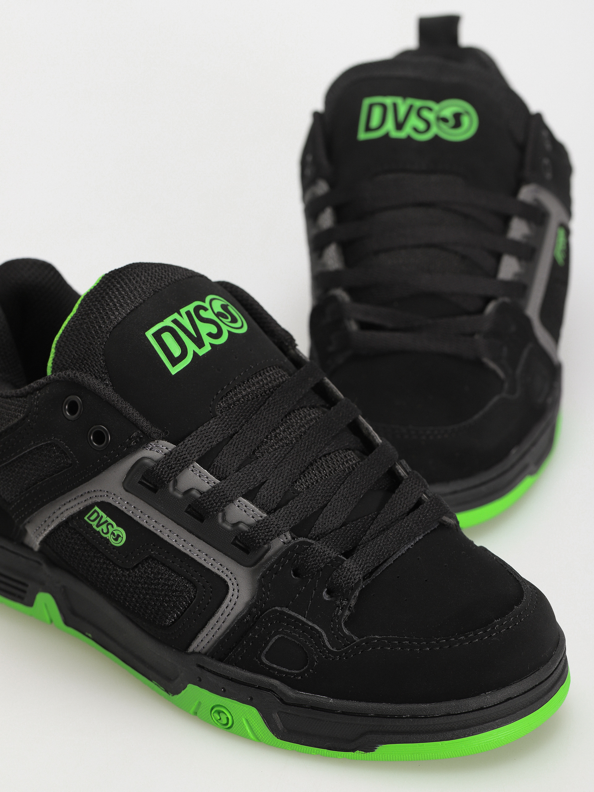 Buty DVS Comanche (black charcoal lime nubuck)