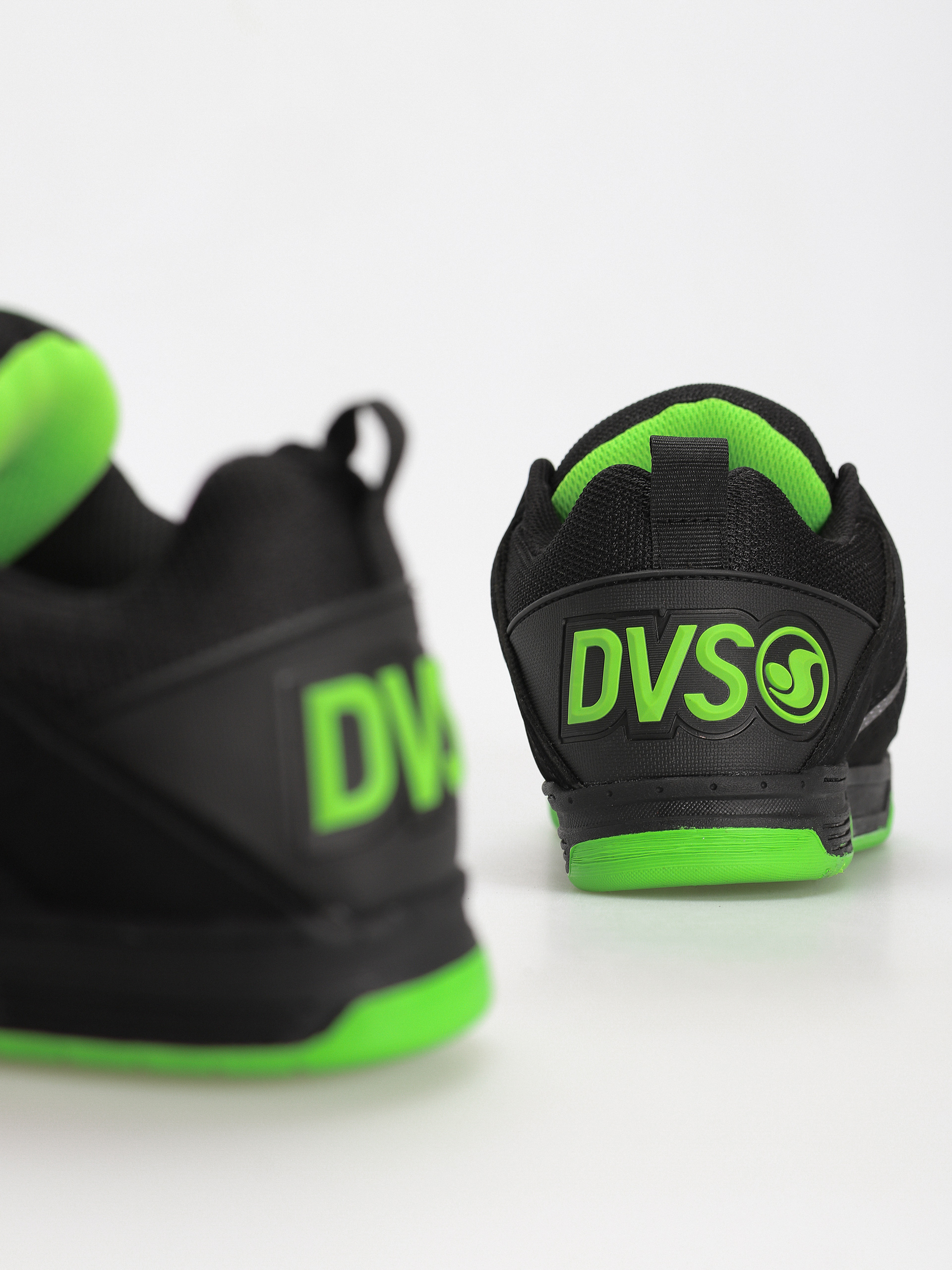 Buty DVS Comanche (black charcoal lime nubuck)