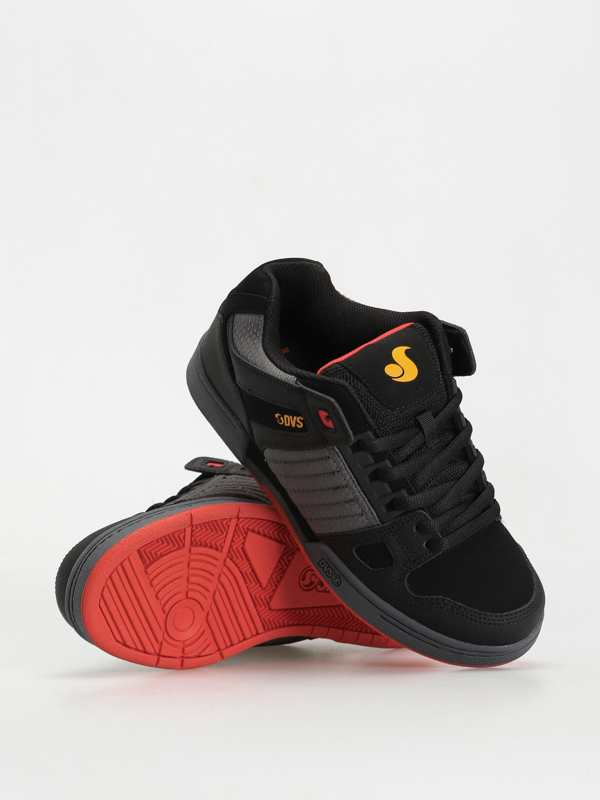 Buty DVS Celsius (black fiery red yellow nubuck)