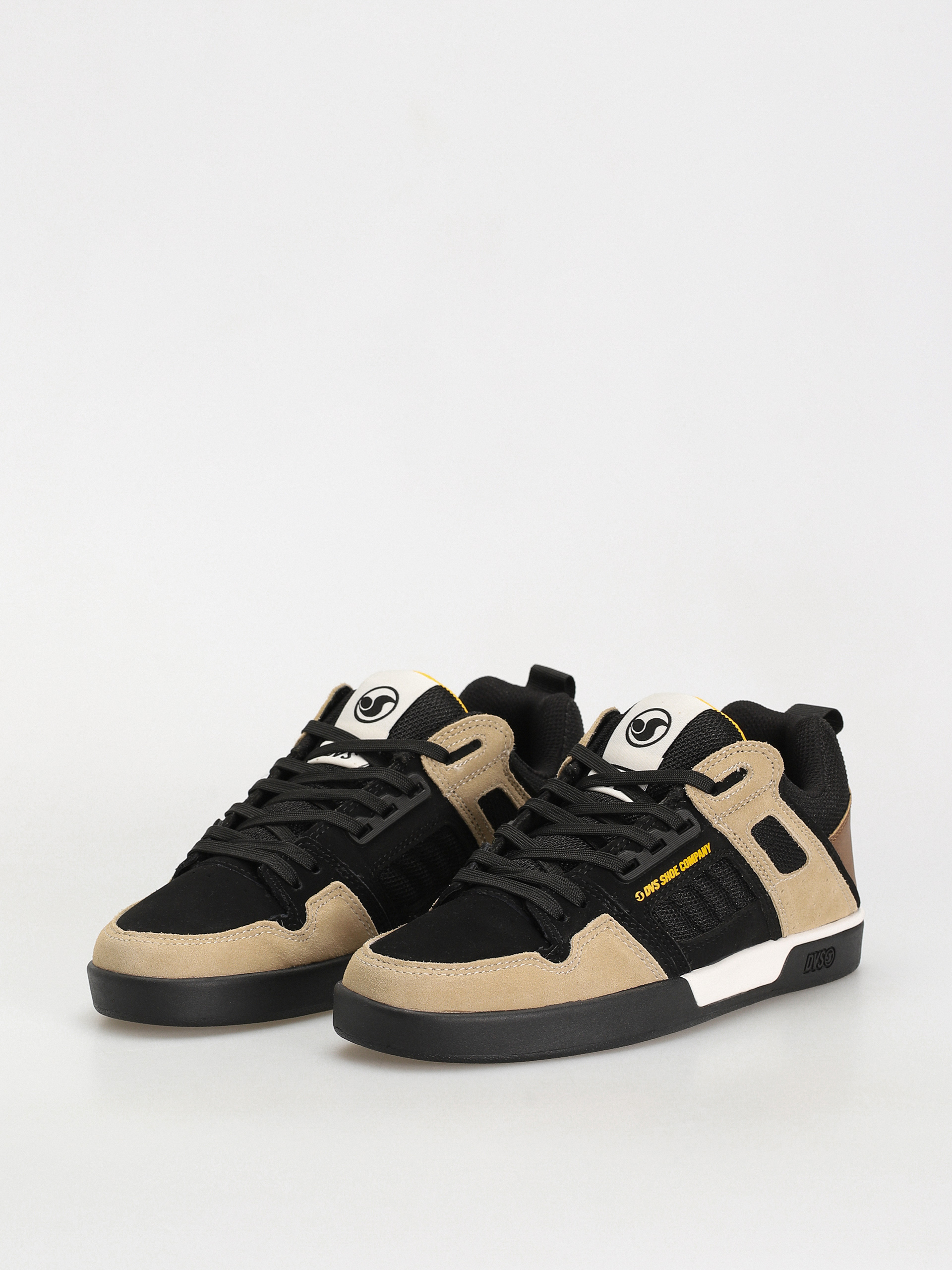 Buty DVS Comanche 2.0+ (black tan yellow suede)