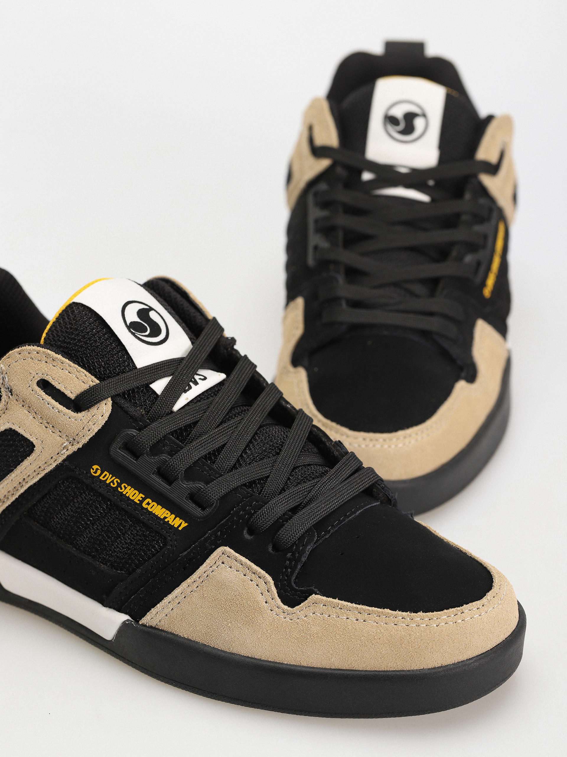 Buty DVS Comanche 2.0+ (black tan yellow suede)
