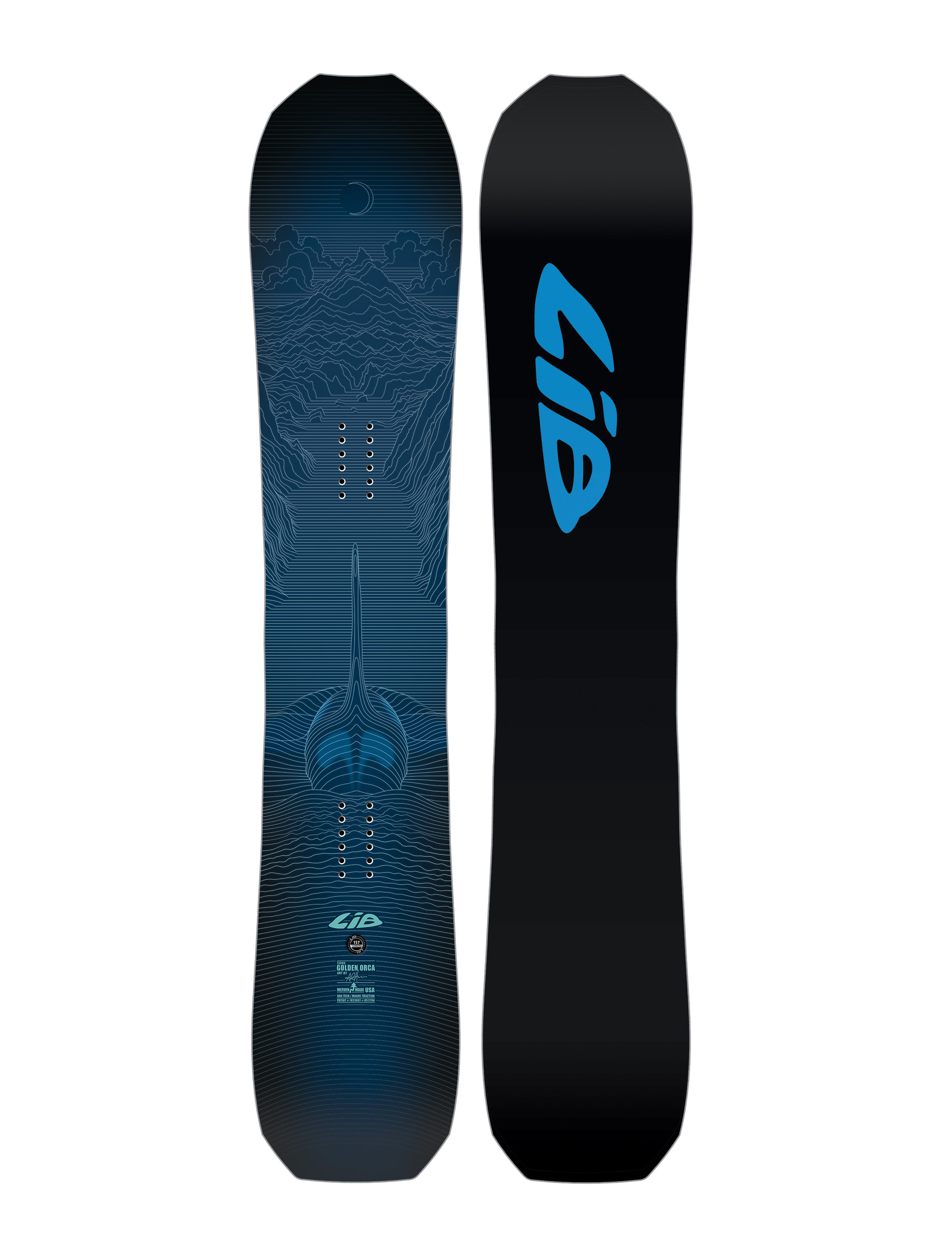 Męska Deska snowboardowa Lib Tech Golden Orca