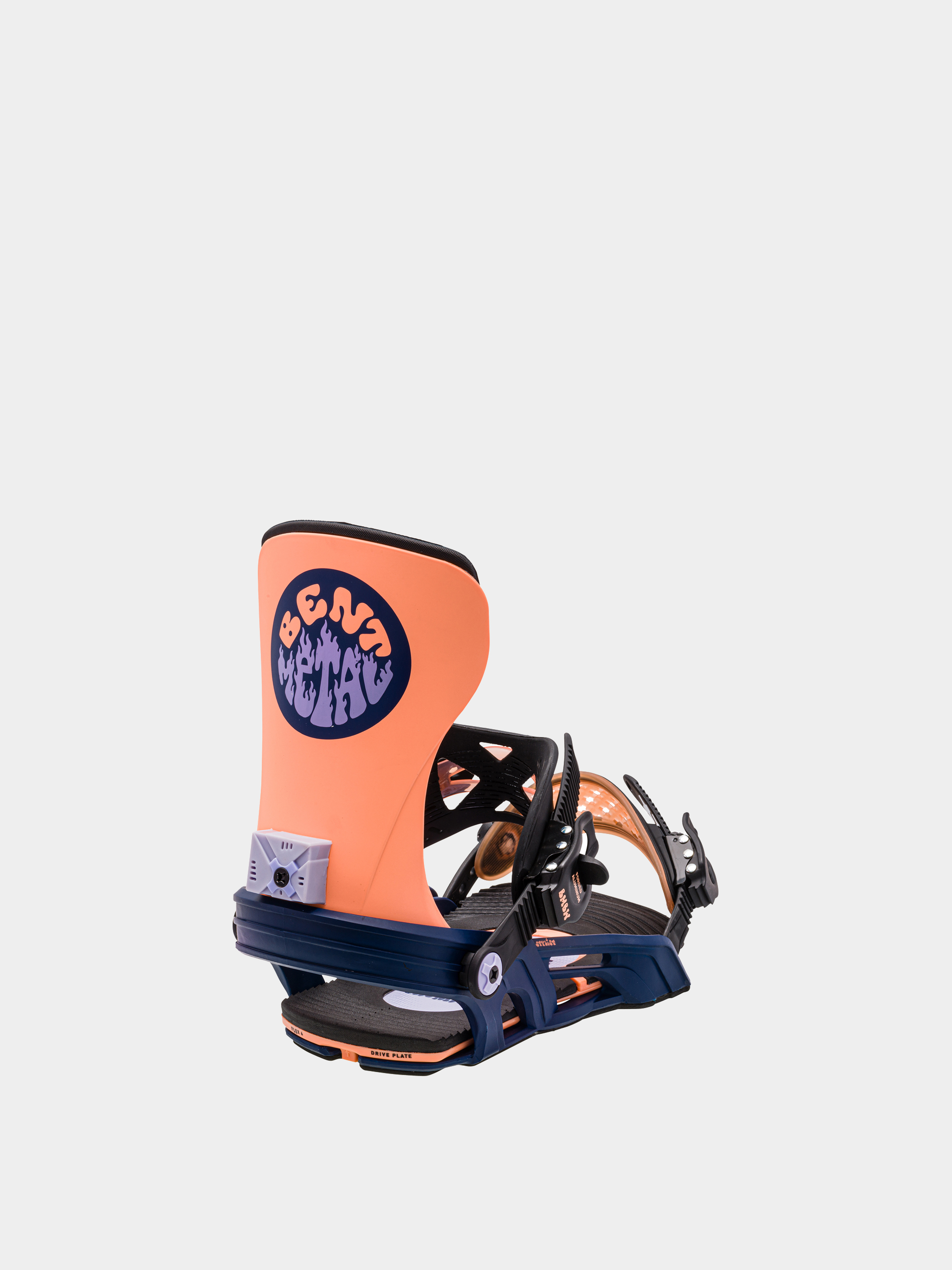 Damskie Wiązania snowboardowe Bent Metal Stylist (orange/blue)