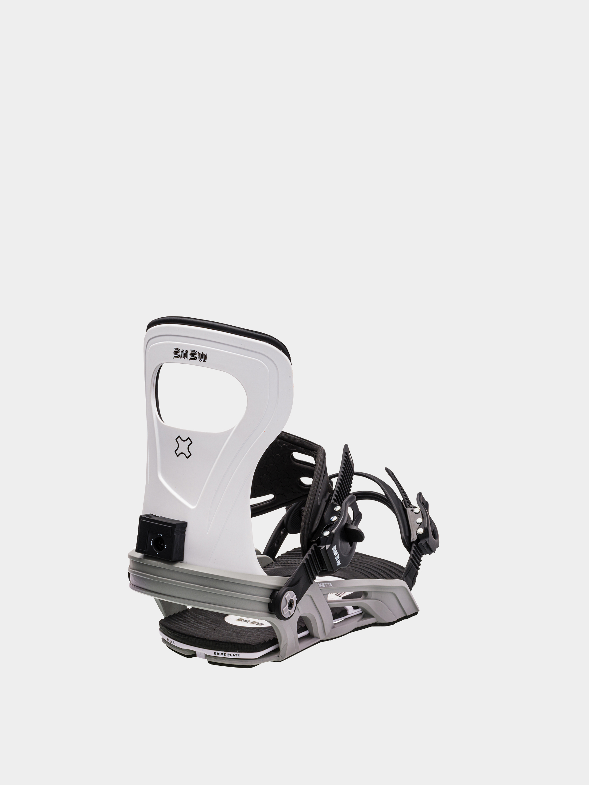 Damskie Wiązania snowboardowe Bent Metal Metta (white)