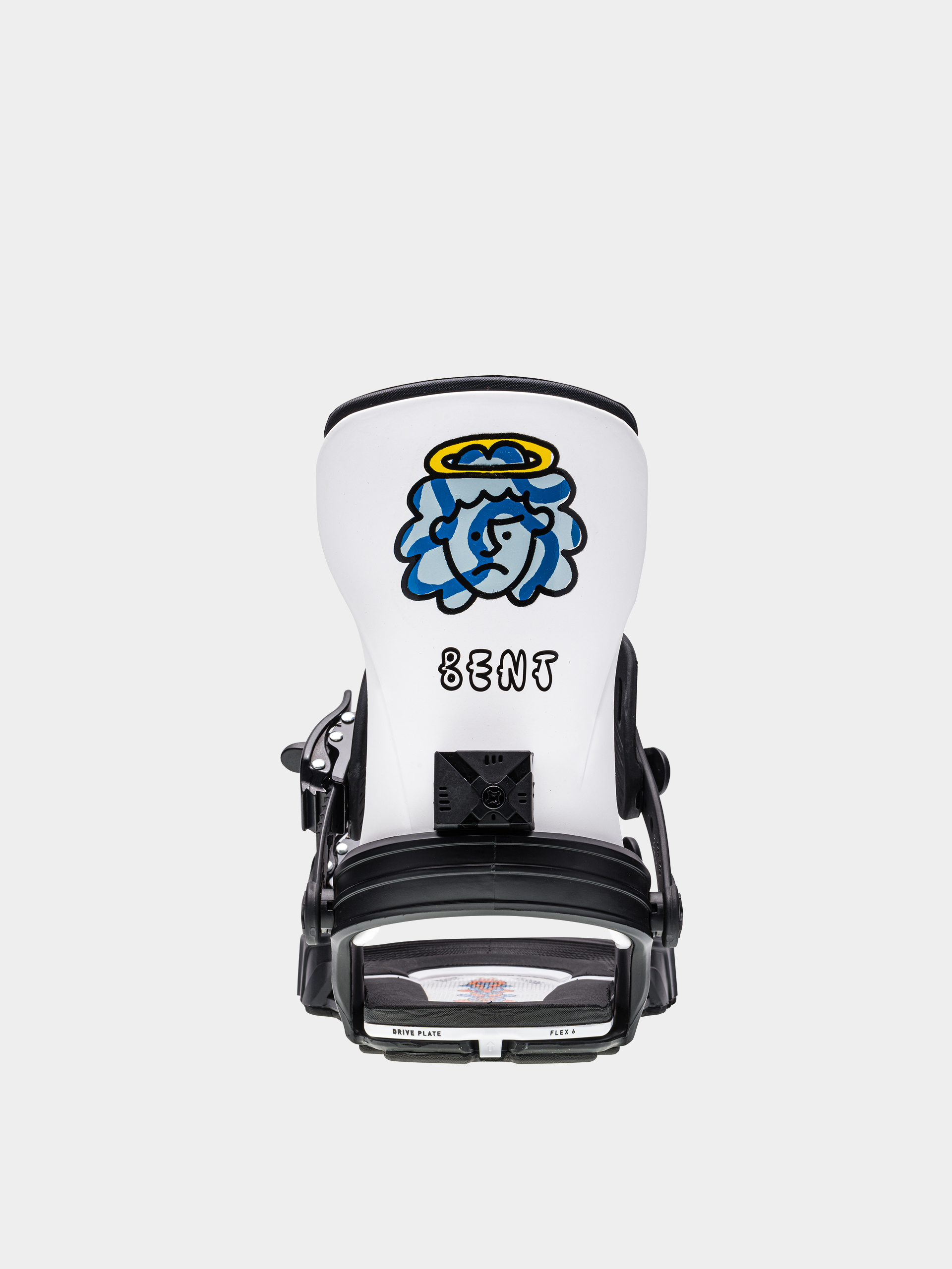 Męskie Wiązania snowboardowe Bent Metal Axtion (black/white)