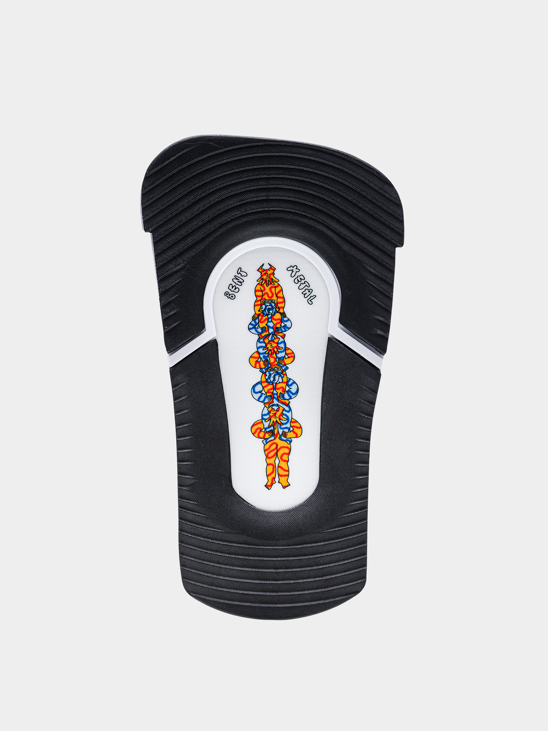 Męskie Wiązania snowboardowe Bent Metal Axtion (black/white)