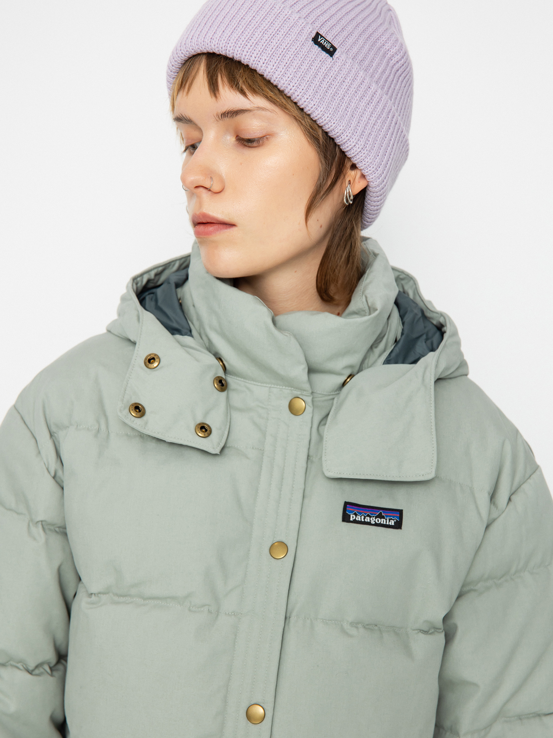 Kurtka Patagonia Cotton Down Parka Wmn (sleet green)
