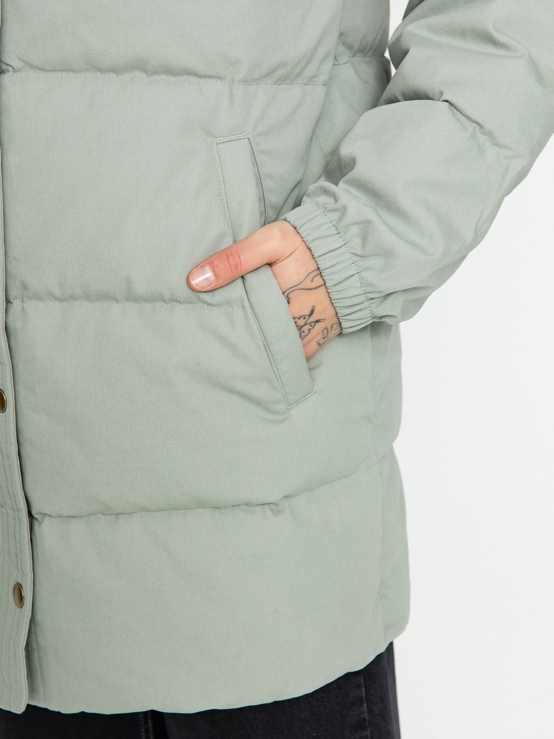 Kurtka Patagonia Cotton Down Parka Wmn (sleet green)