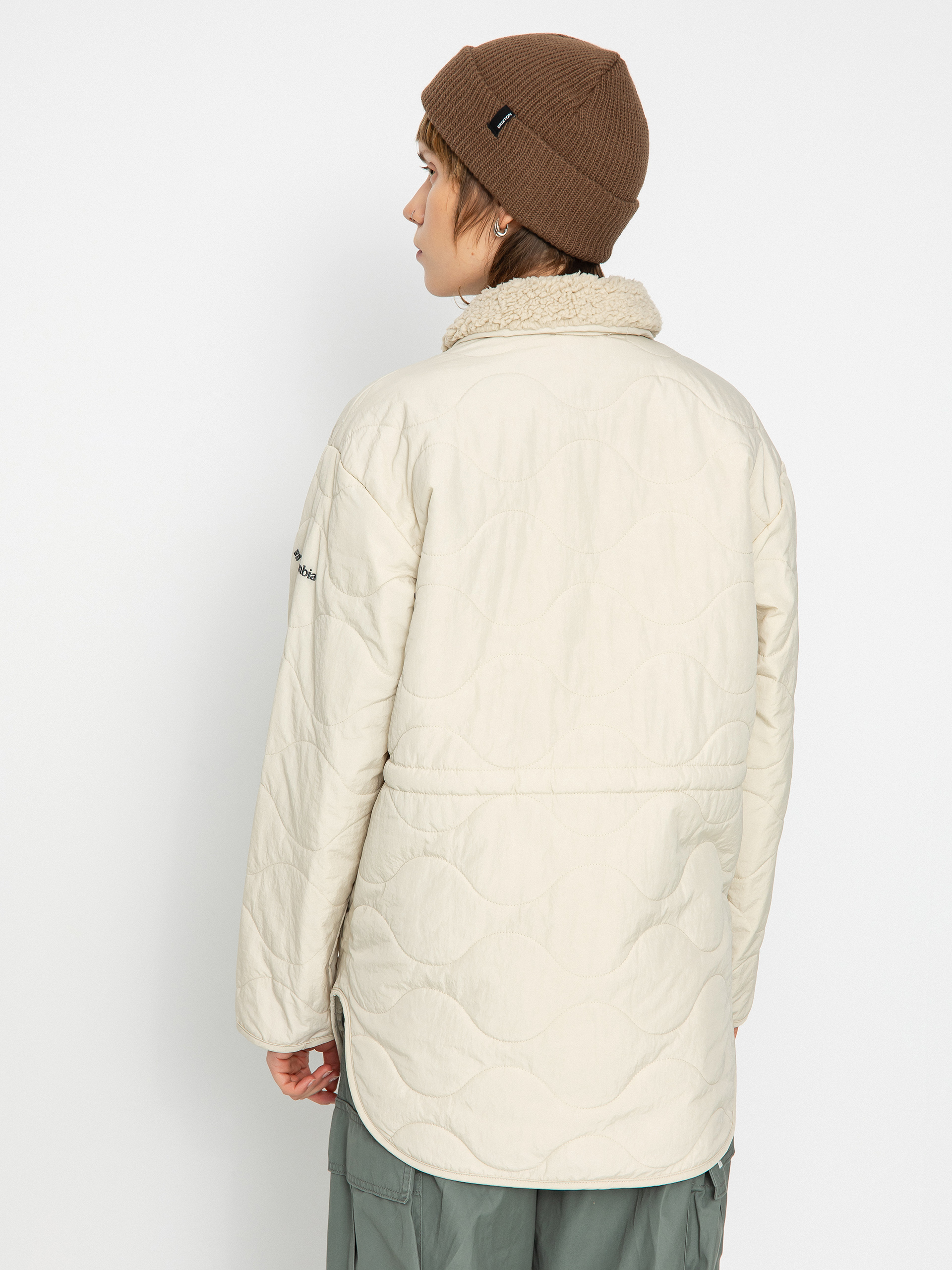 Kurtka Columbia Birchwood Quilted Wmn (dark stone)