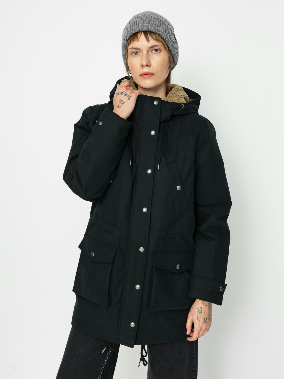 Kurtka Volcom Walk On By 5K Parka Wmn (black)