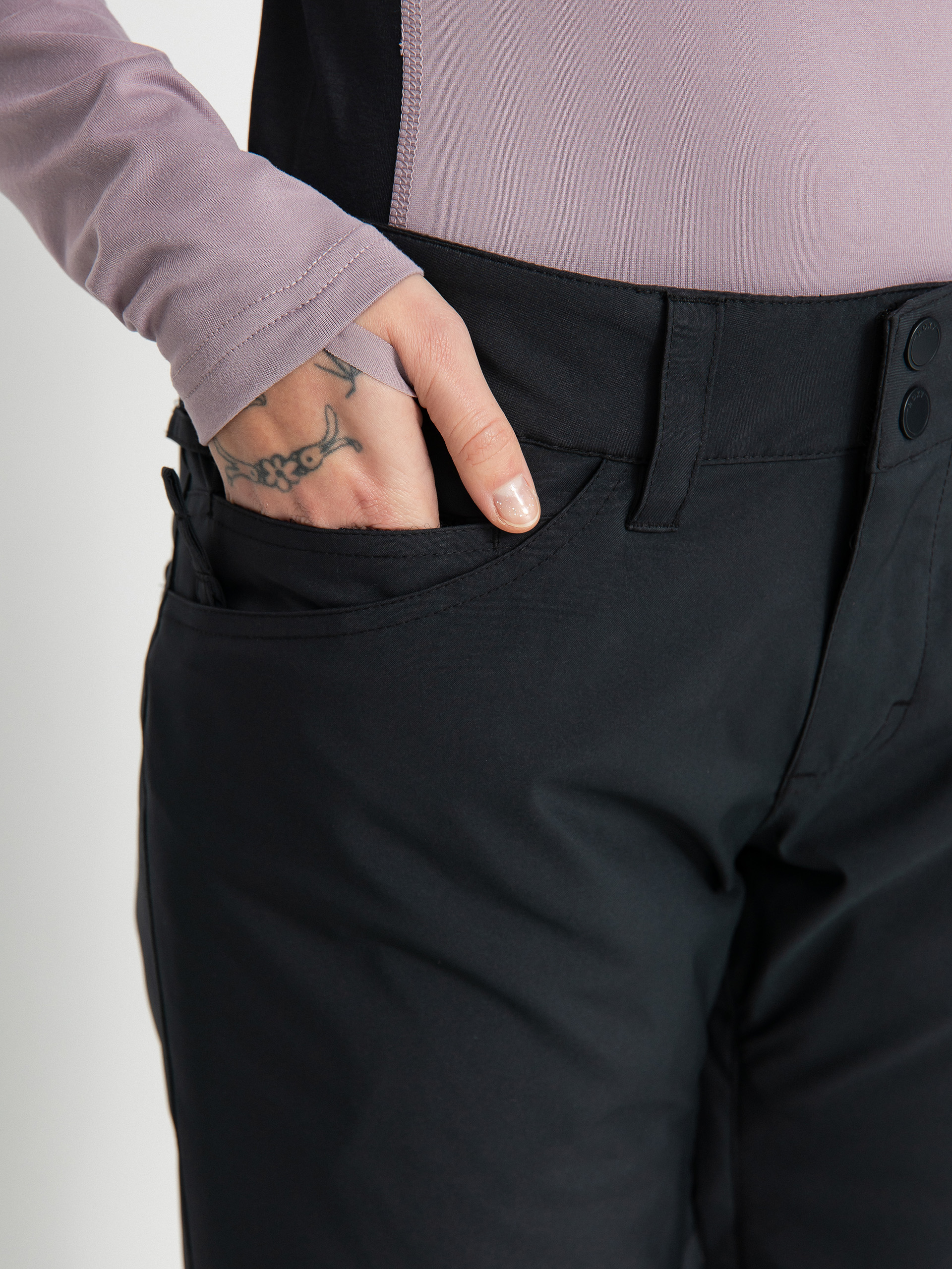 Damskie Spodnie snowboardowe Roxy Backyard (true black)