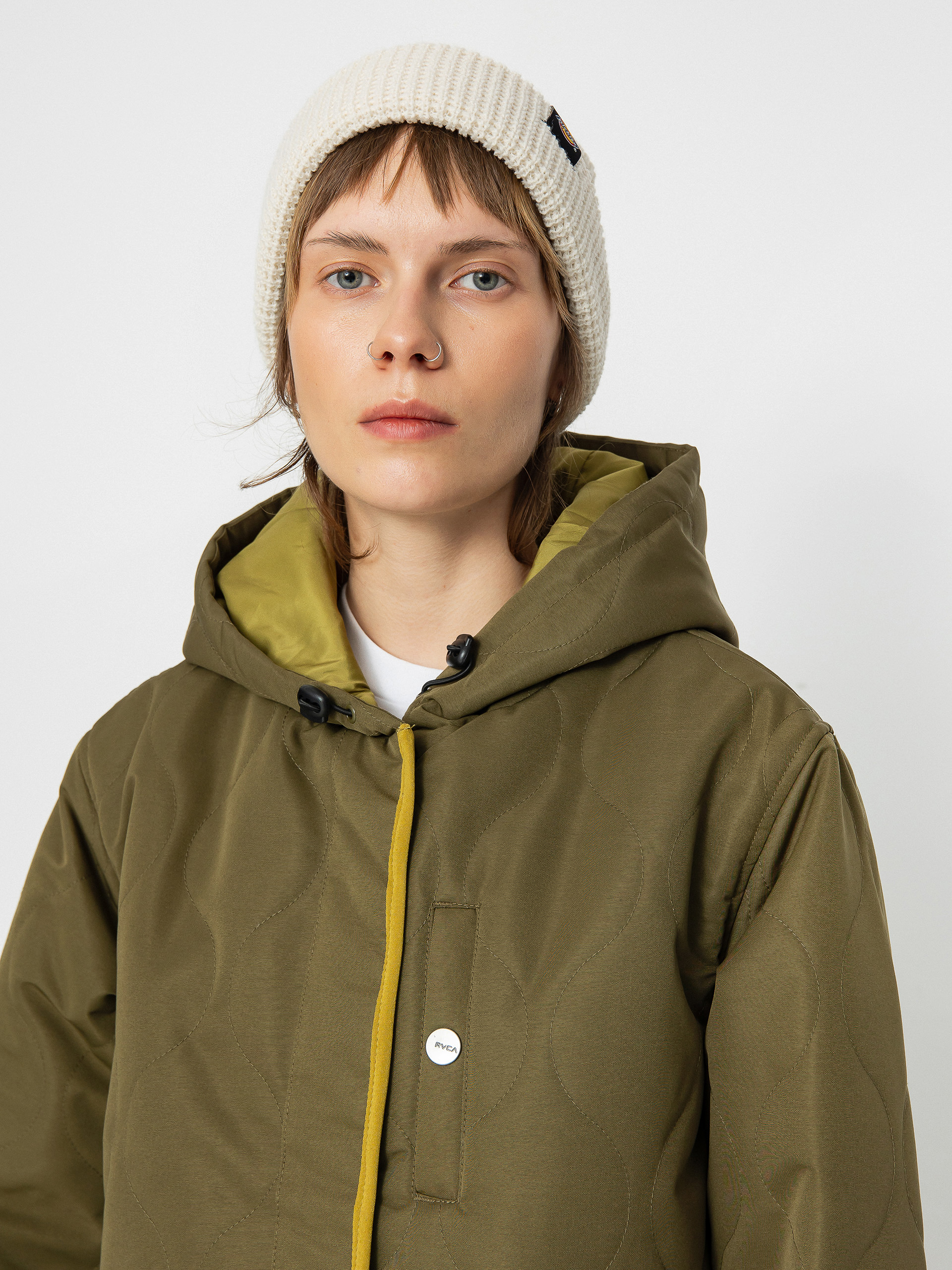 Kurtka RVCA Jean Parka Wmn (dark chocolate/dark orange)