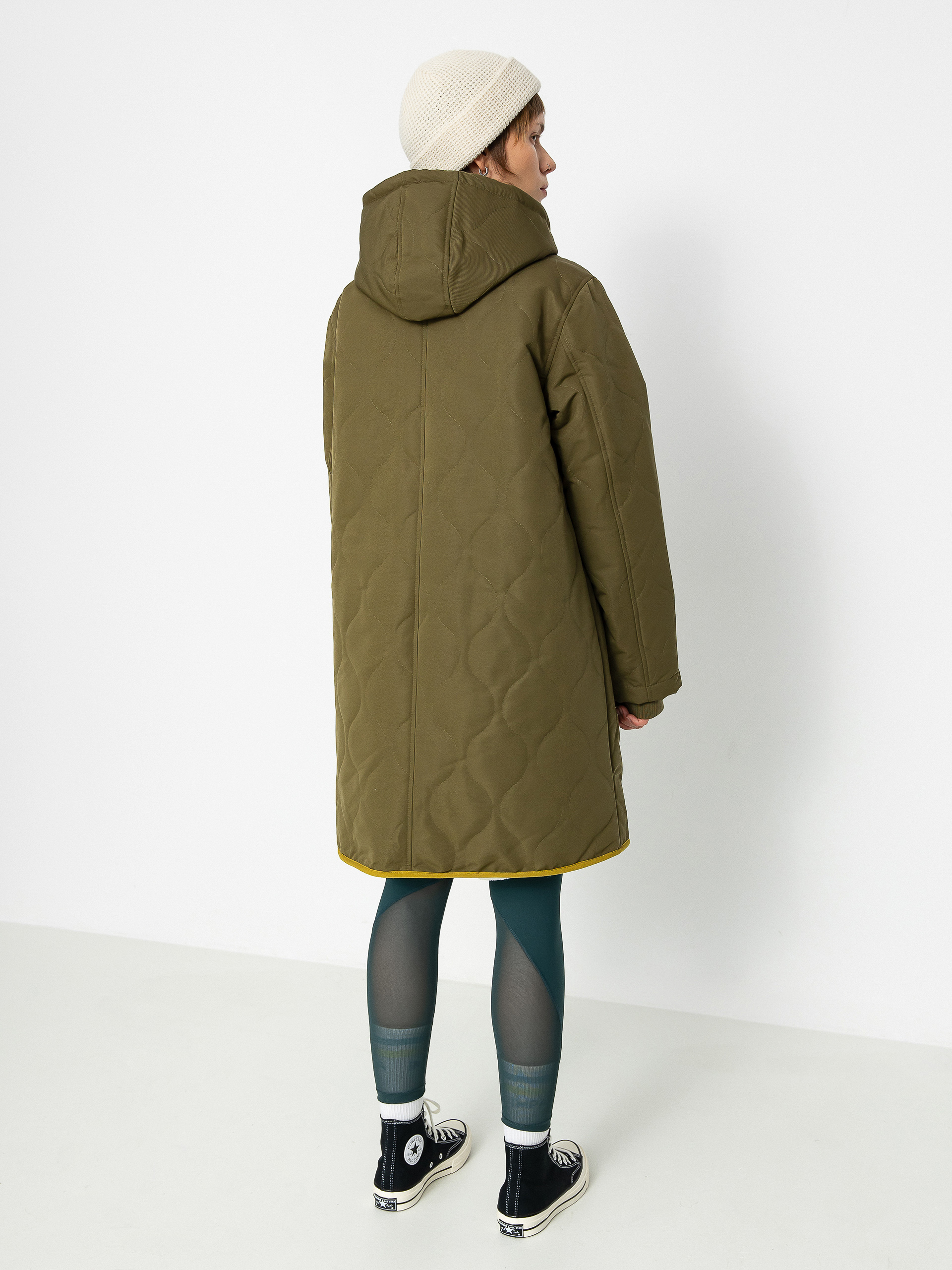 Kurtka RVCA Jean Parka Wmn (dark chocolate/dark orange)