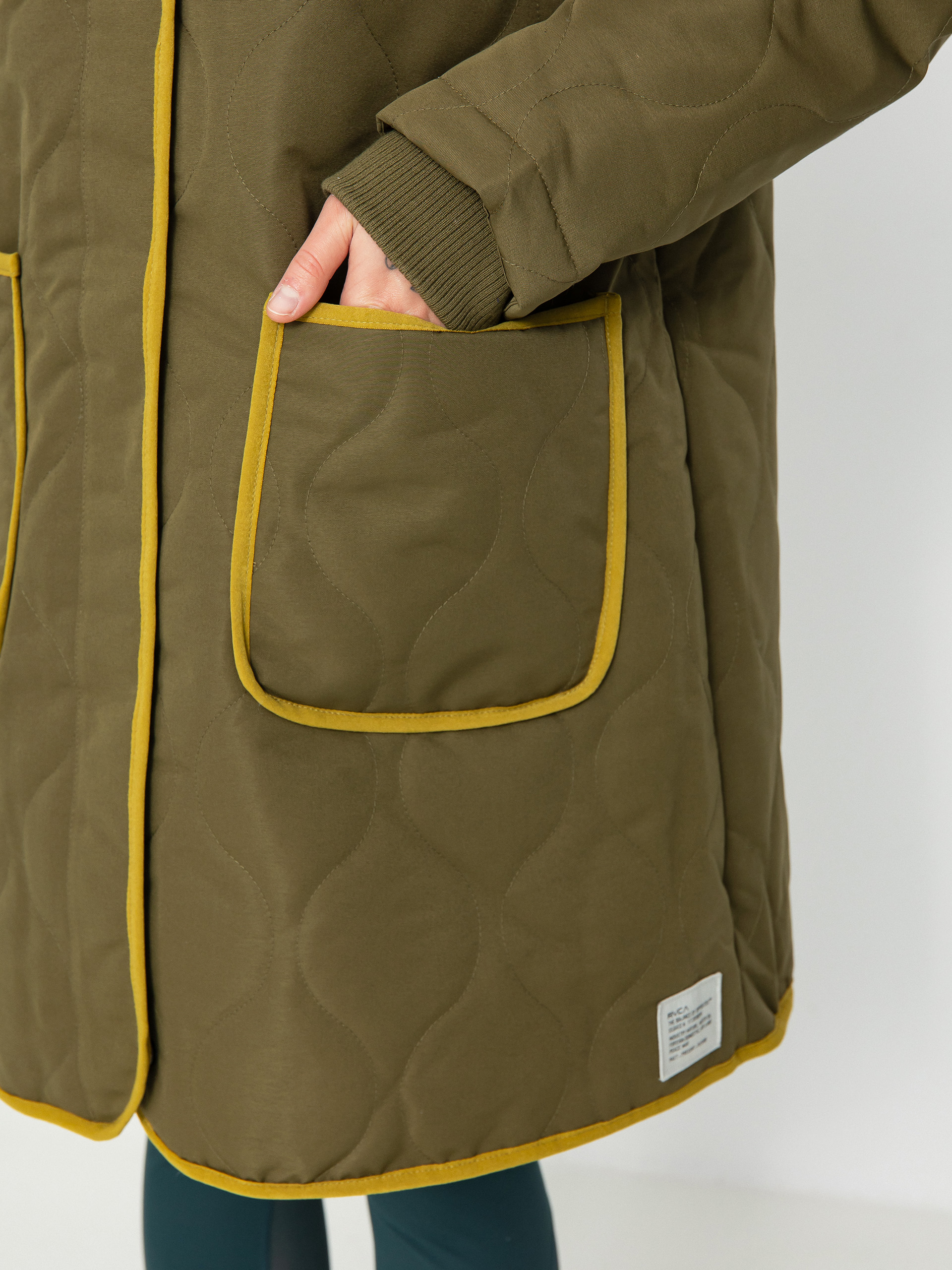 Kurtka RVCA Jean Parka Wmn (dark chocolate/dark orange)