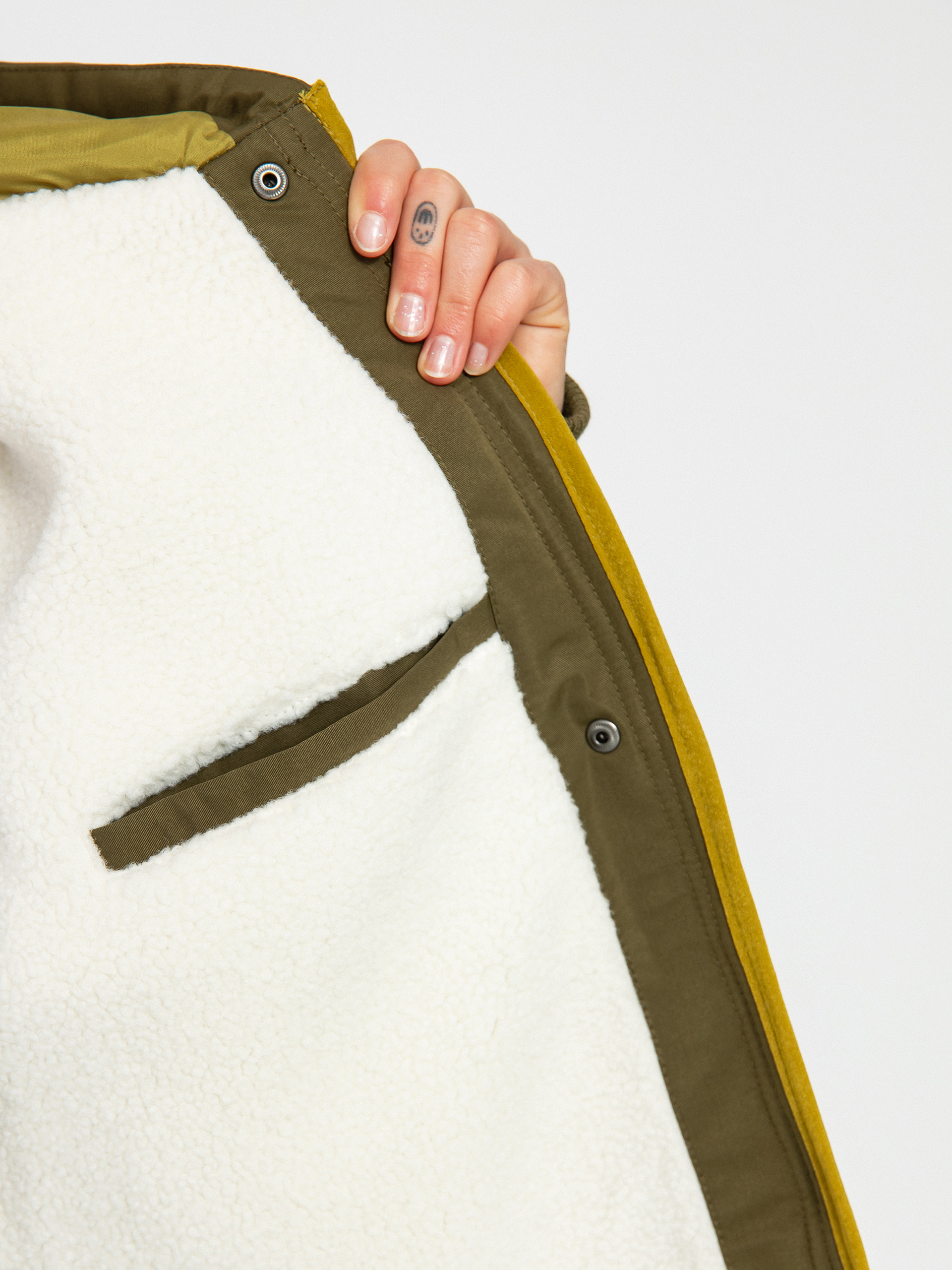 Kurtka RVCA Jean Parka Wmn (dark chocolate/dark orange)