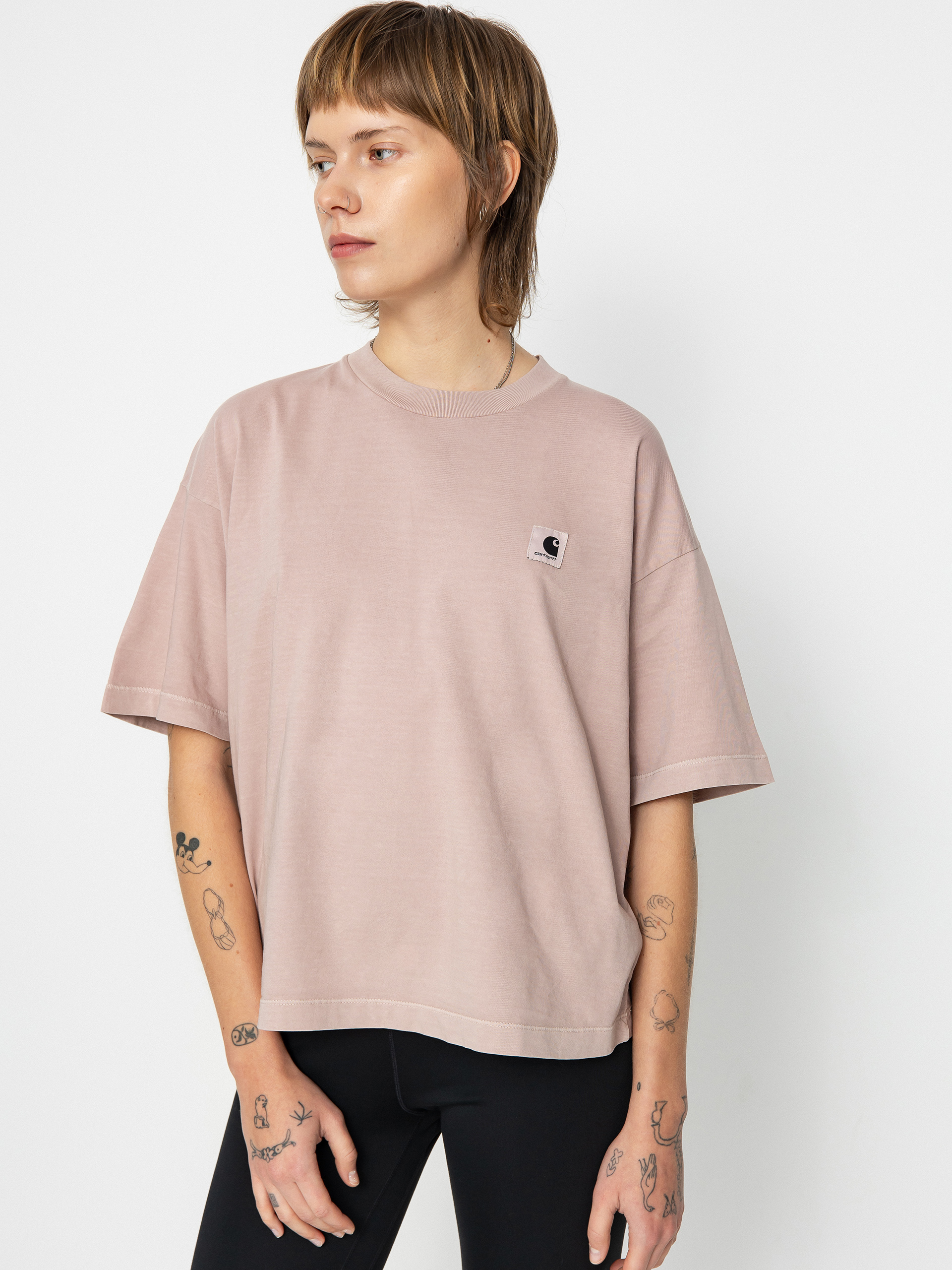 T-shirt Carhartt WIP Nelson Wmn (glassy pink)